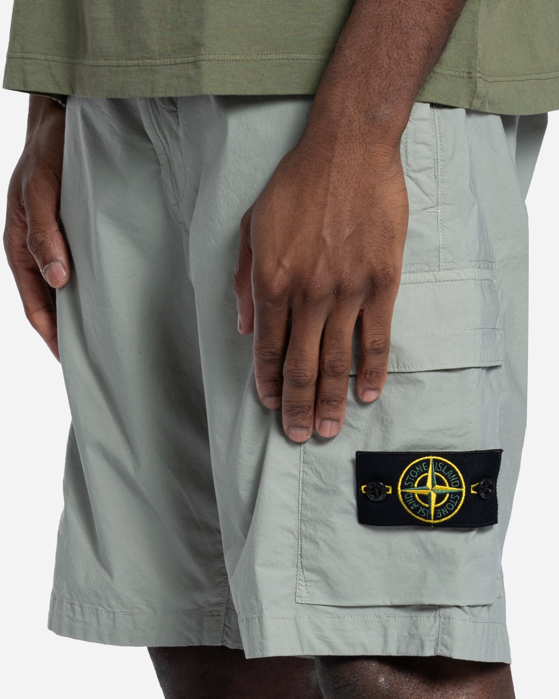 Sage Green Cargo Shorts