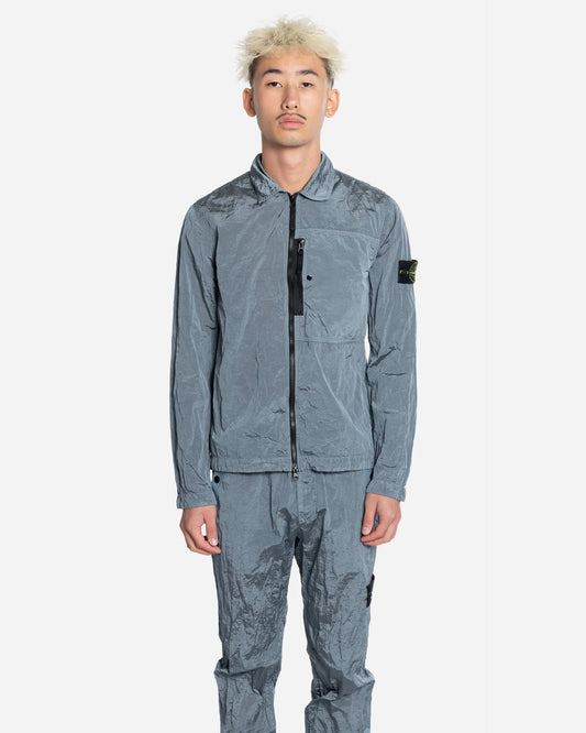 Surchemise Zippée en Nylon Ash Grey