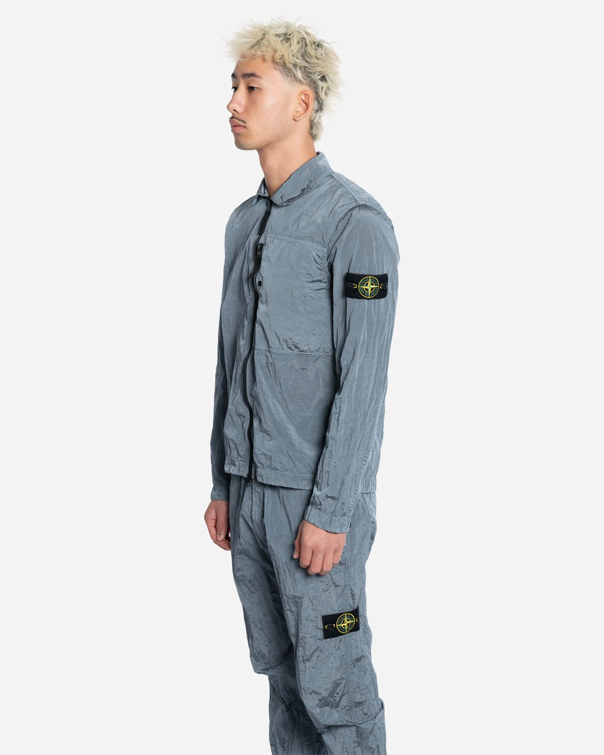 Surchemise Zippée en Nylon Ash Grey