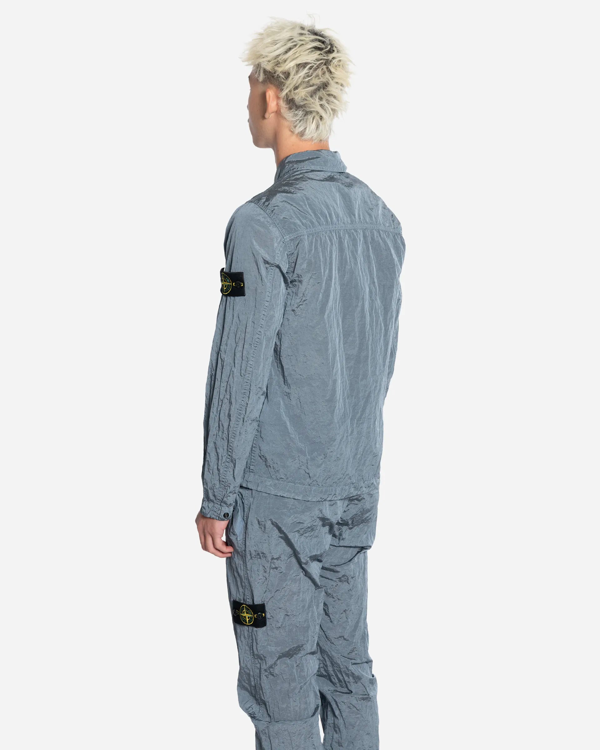 Surchemise Zippée en Nylon Ash Grey