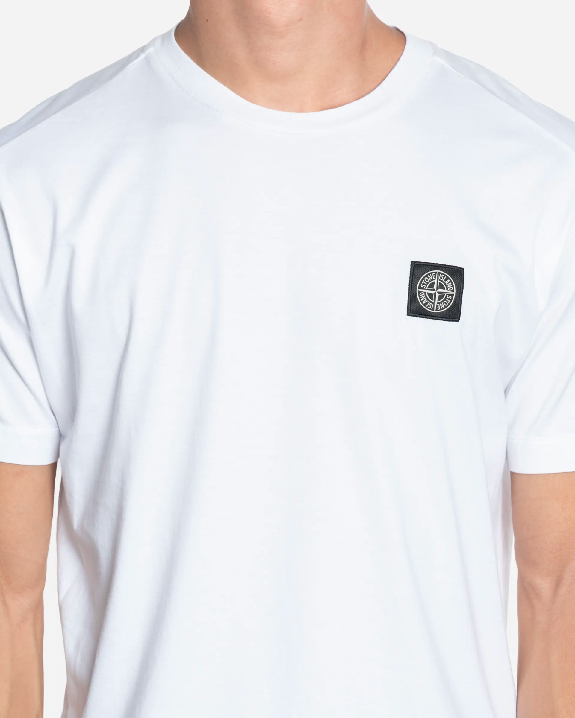 T-Shirt Patch Compass White
