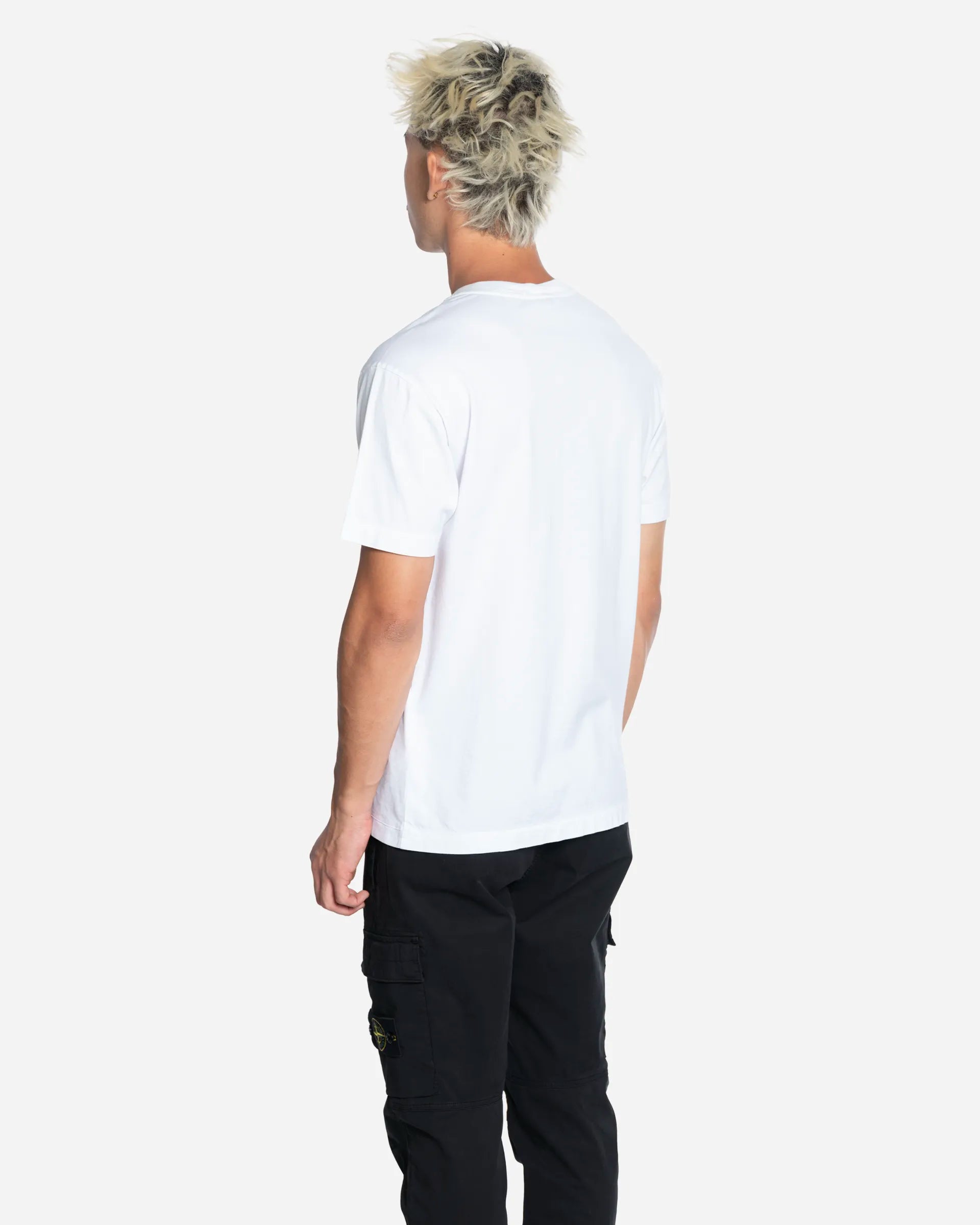 T-Shirt Patch Compass White