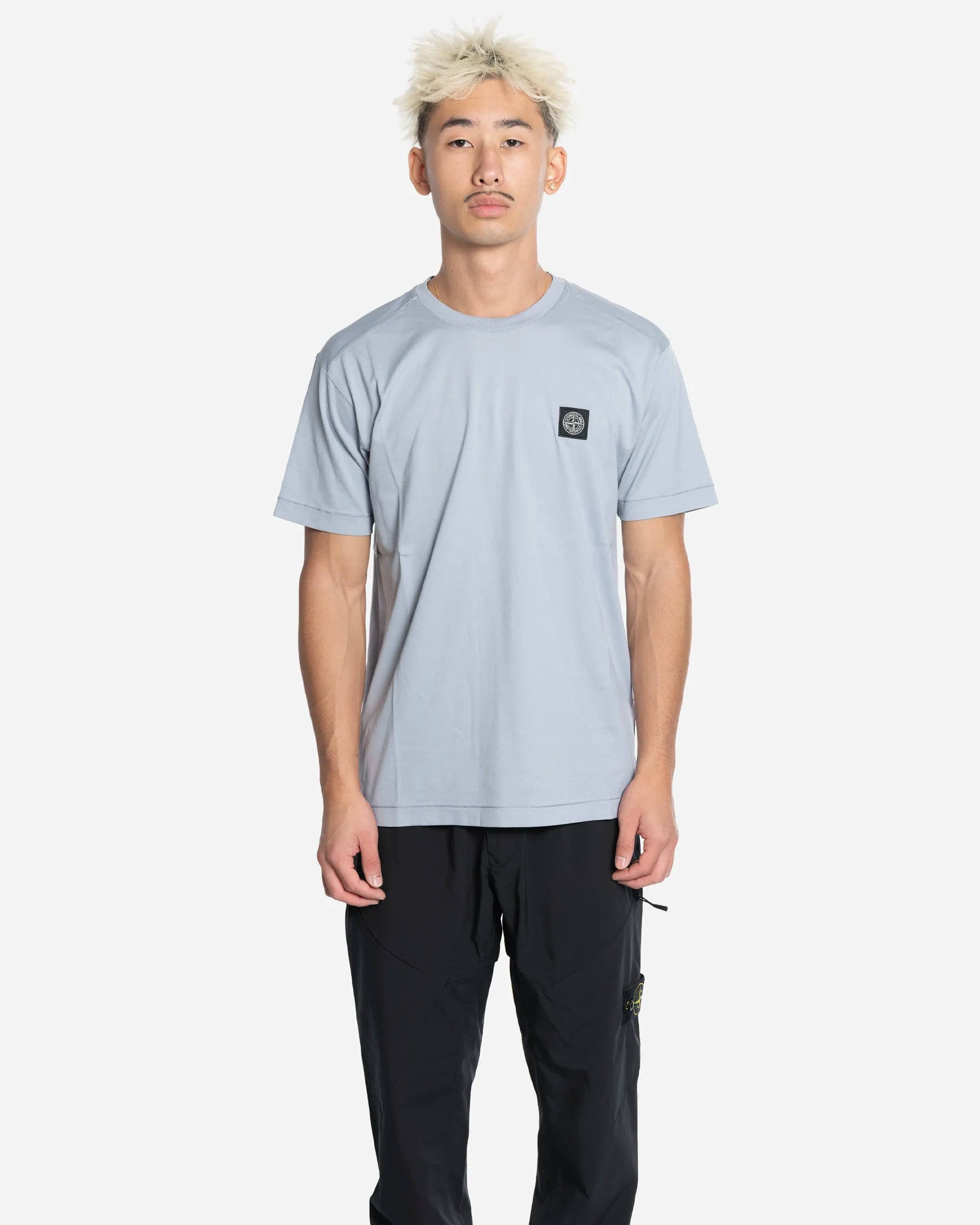 T-Shirt Patch Compass Ash Grey