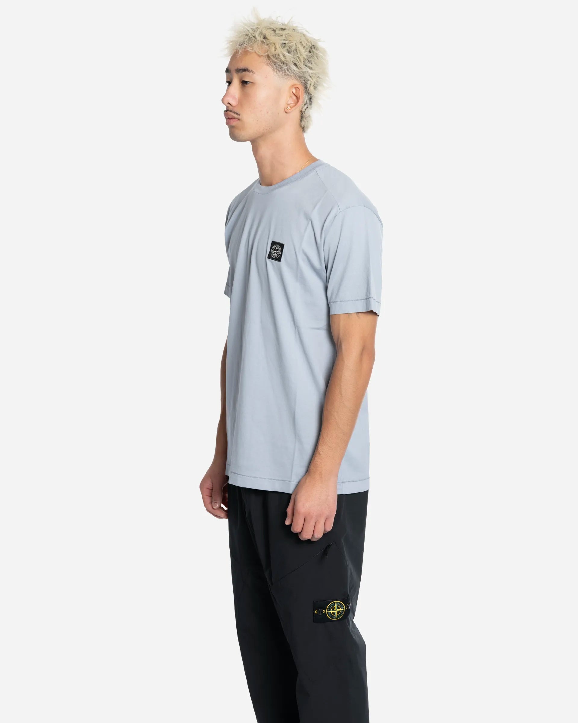 T-Shirt Patch Compass Ash Grey