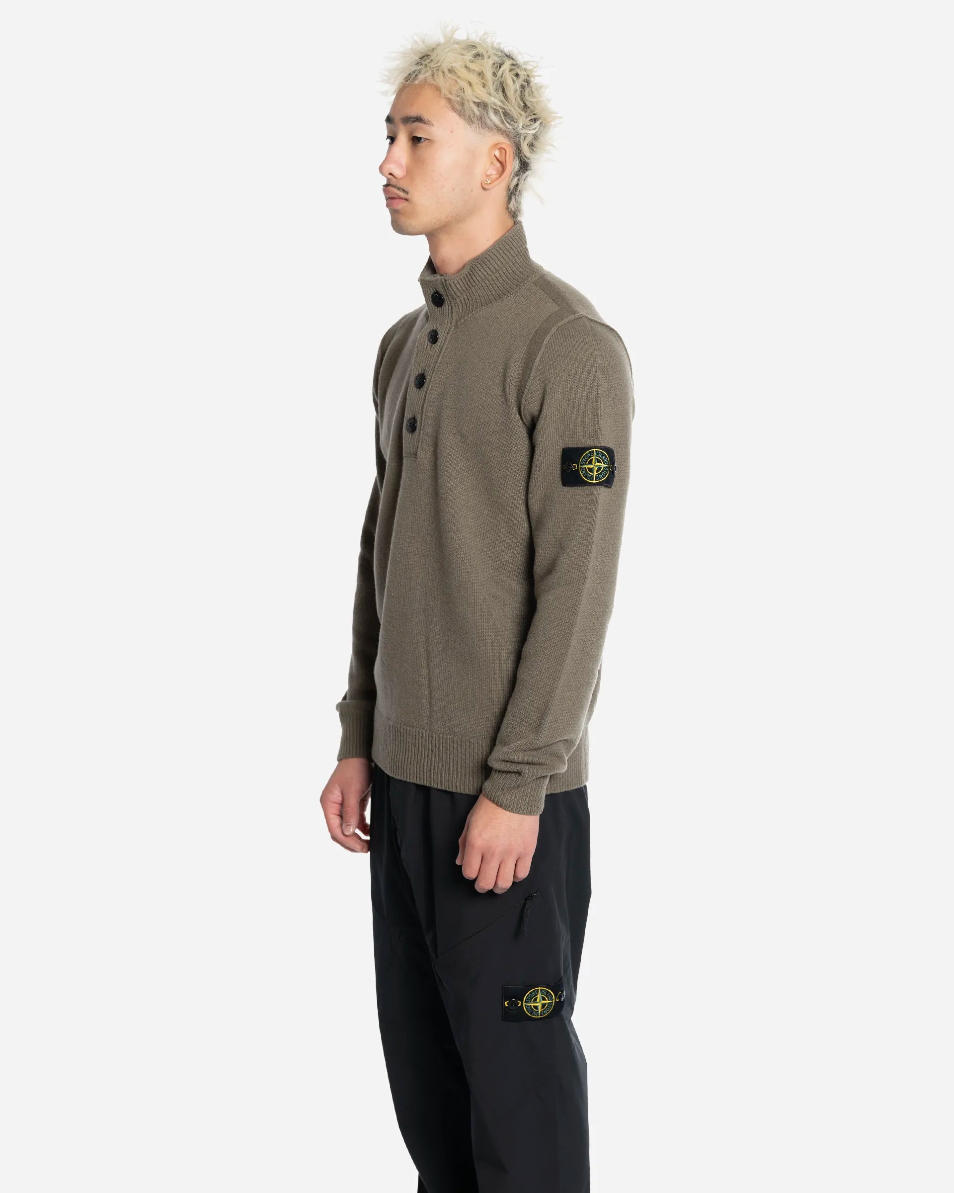 Pull à Glissière Courte Military Green