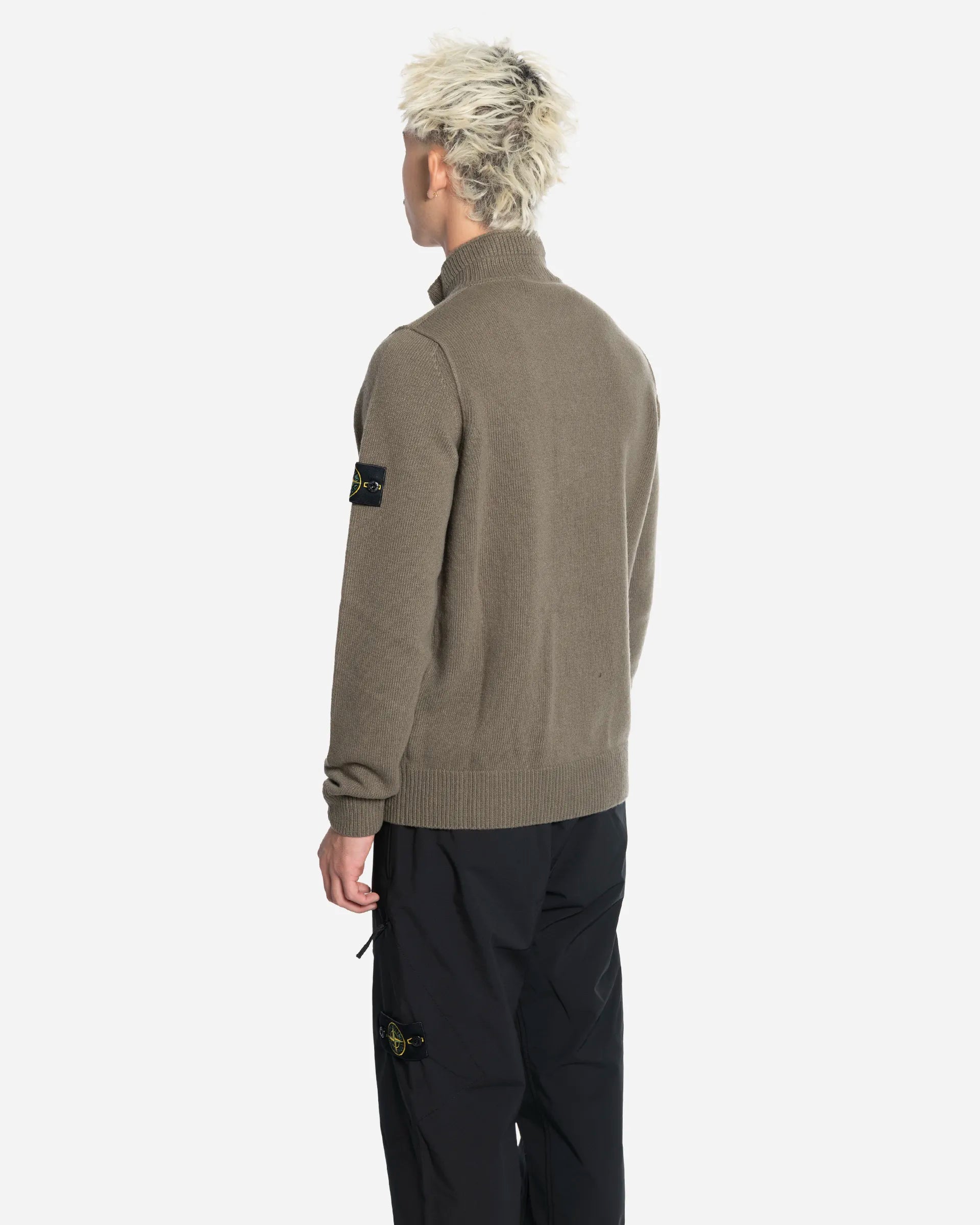 Pull à Glissière Courte Military Green
