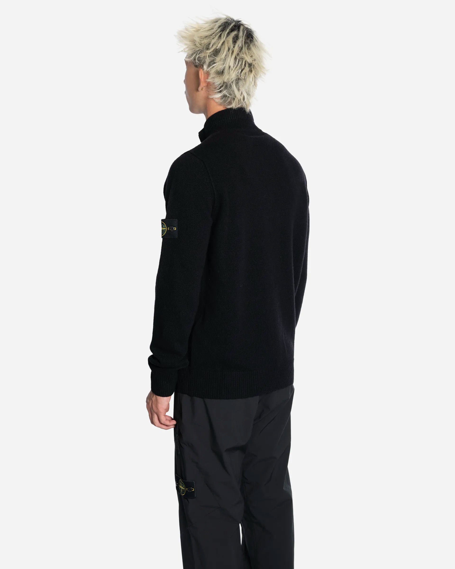 Pull à Glissière Courte Noir