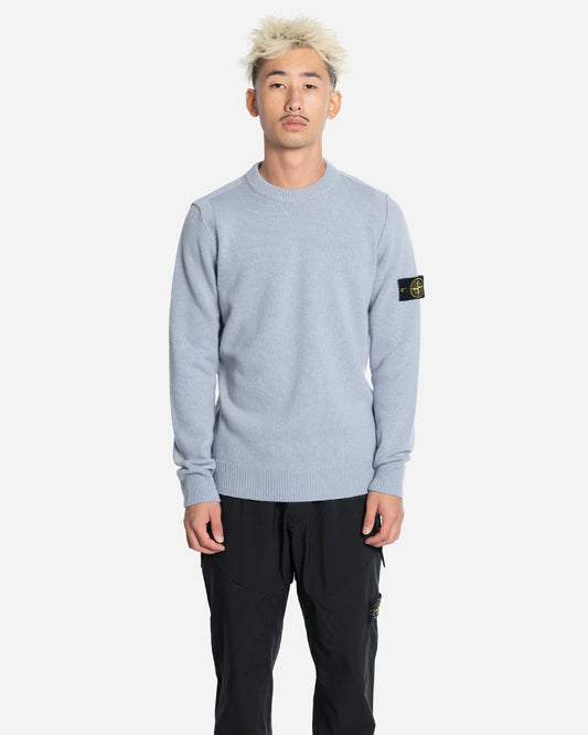 Pull Ras-du-Cou avec Bordures Côtelées Ash Grey