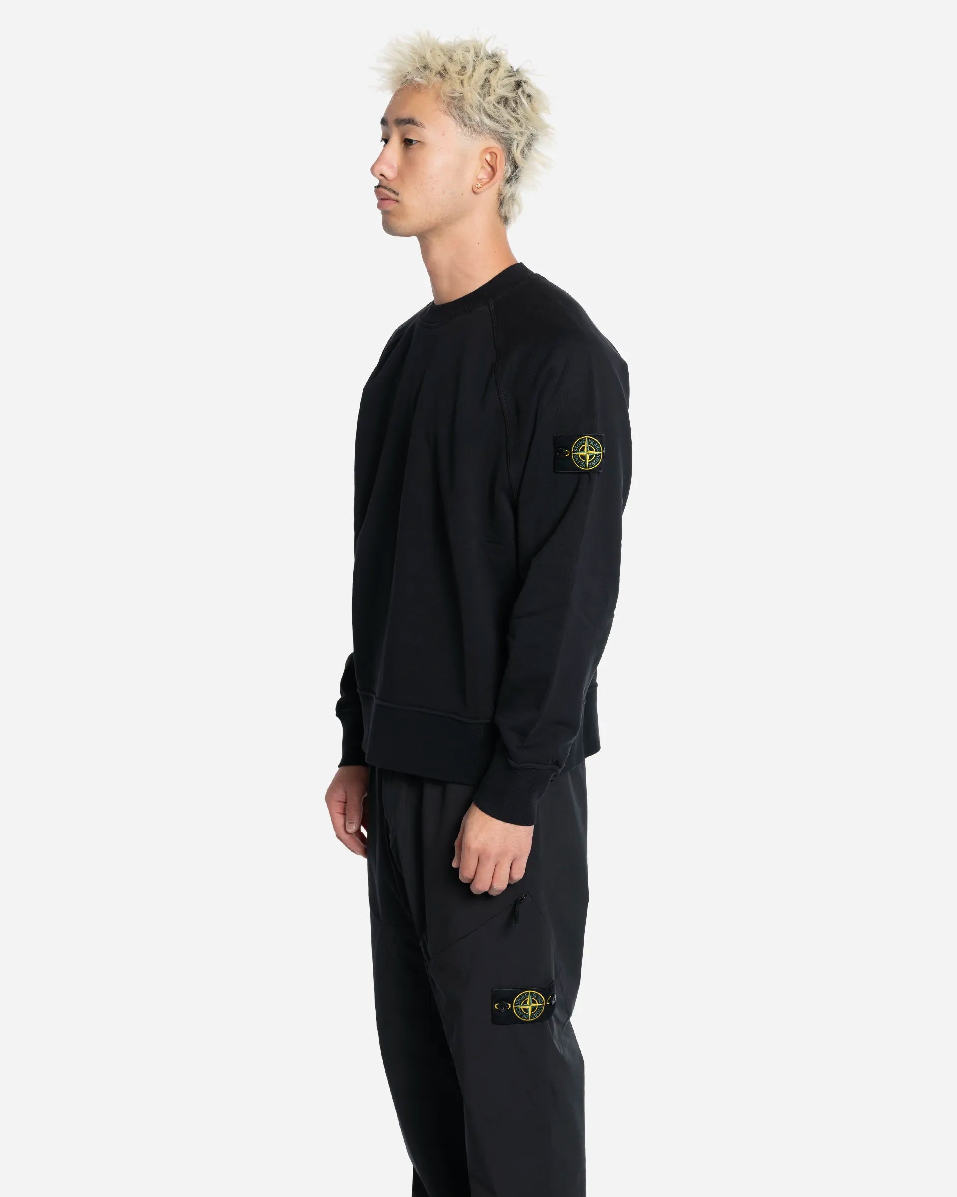 Sweat-Shirt Ras-du-Cou Oversize Noir