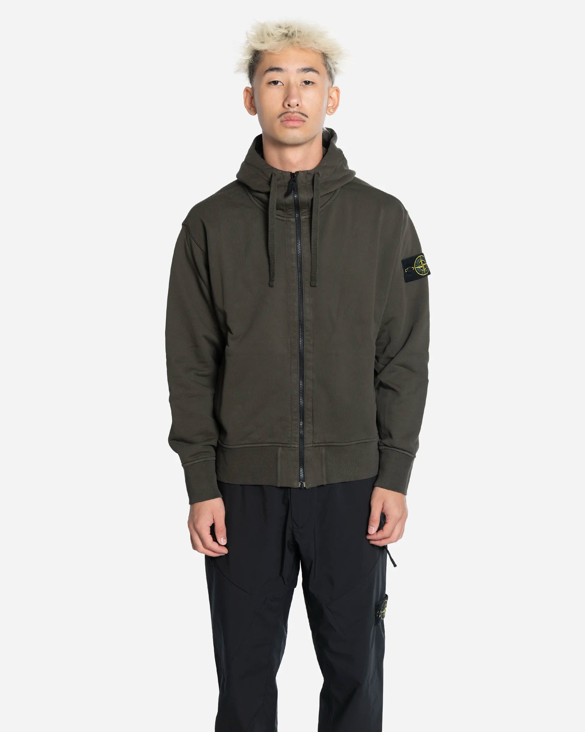 Sweat-Shirt à Capuche Zippé Oversize Coal Grey