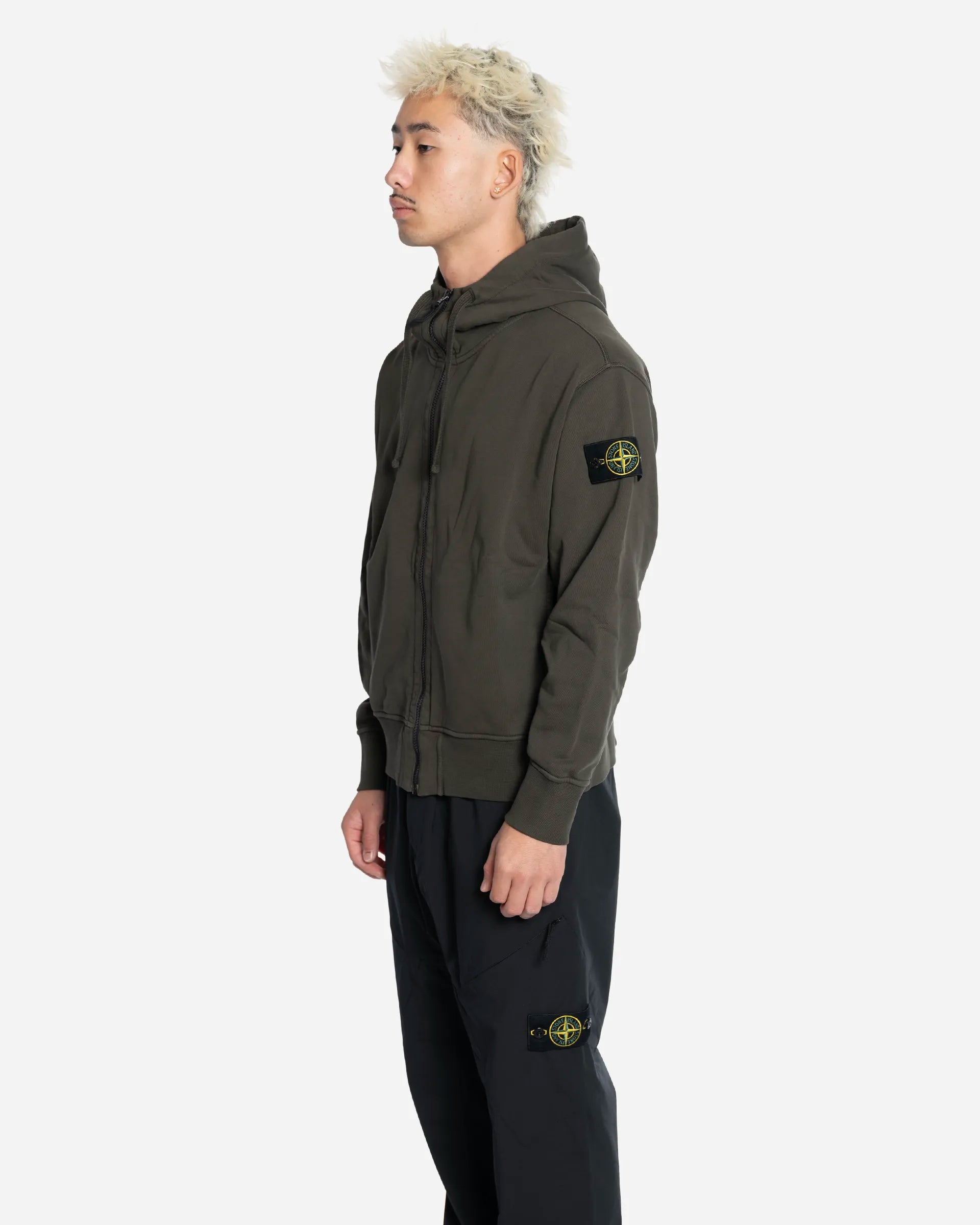 Sweat-Shirt à Capuche Zippé Oversize Coal Grey