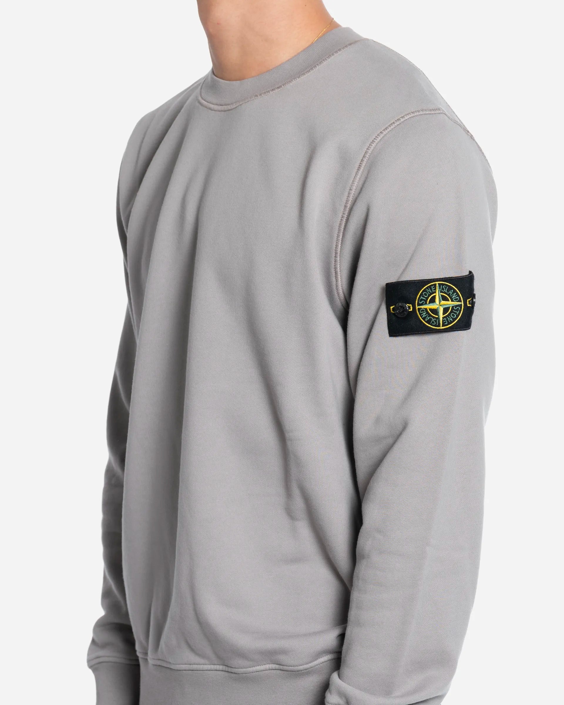 Sweat-Shirt Ras-du-Cou avec Manches Raglan Grey