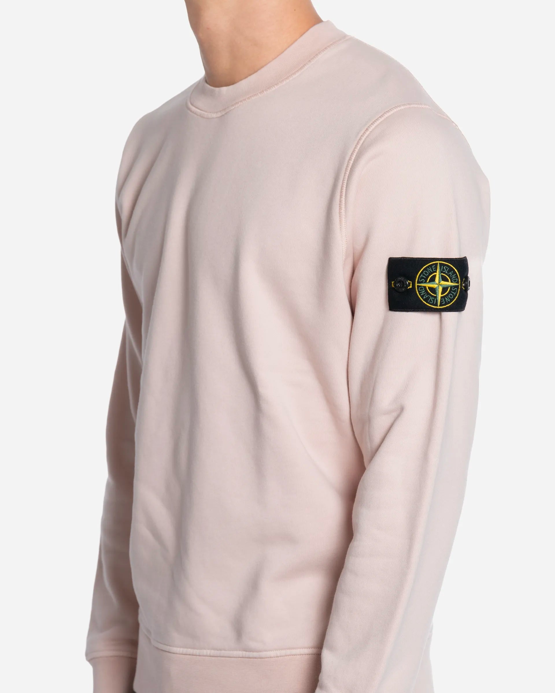 Sweat-Shirt Ras-du-Cou avec Manches Raglan Antique Rose