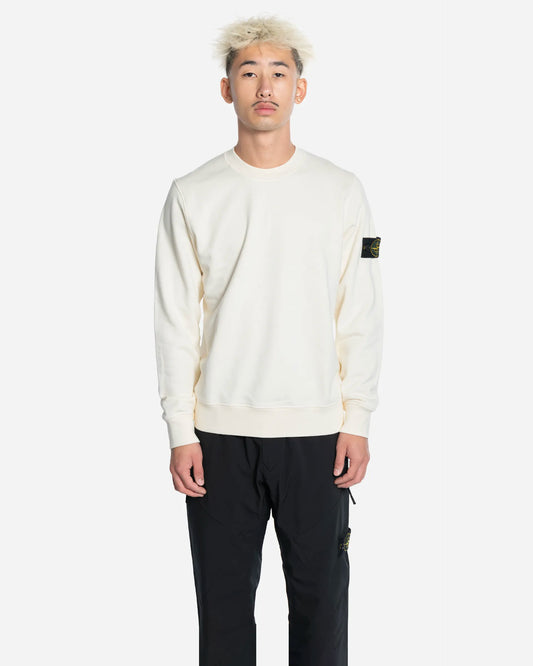 Sweat-Shirt Ras-du-Cou avec Manches Raglan Ivory
