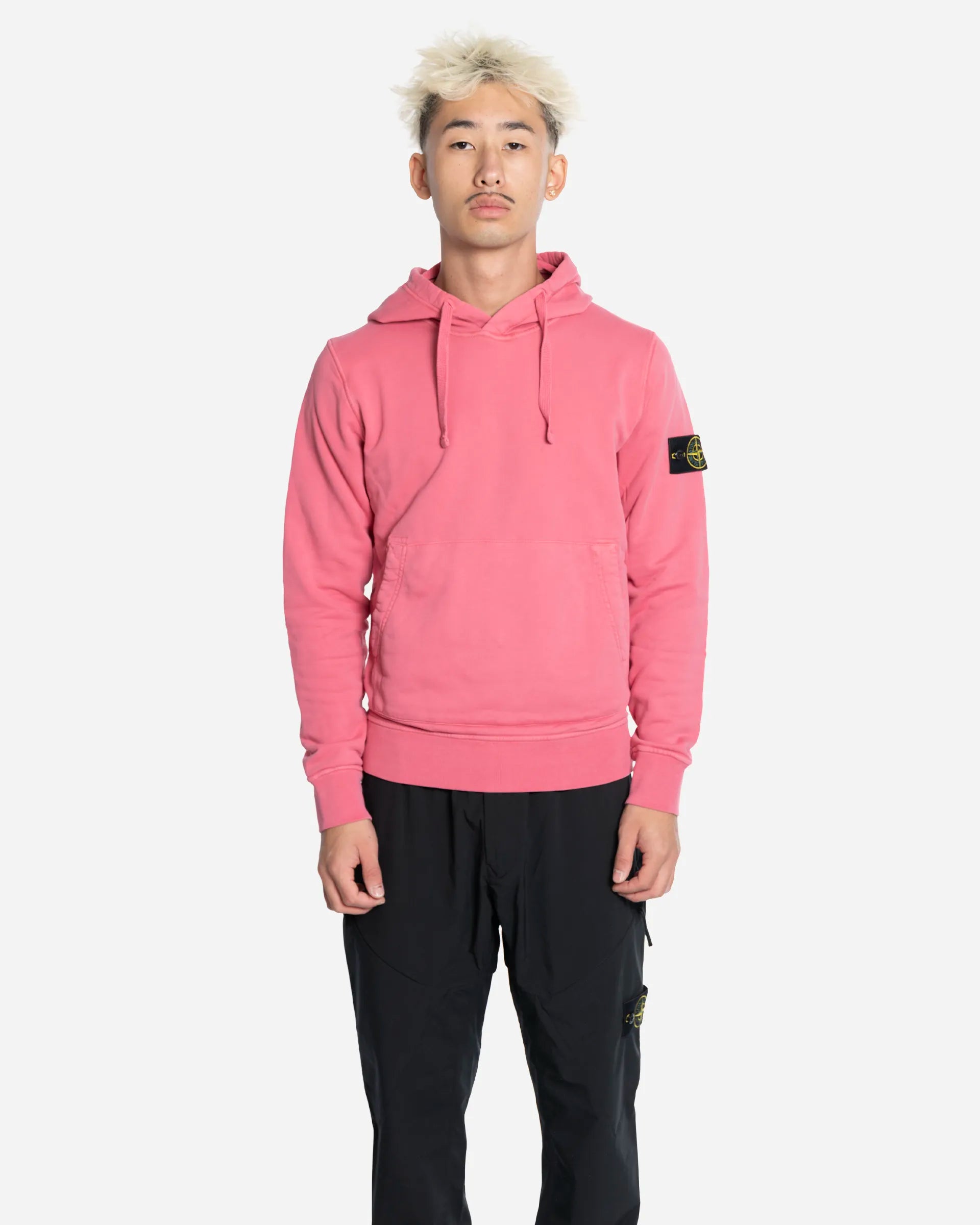 Sweat-Shirt à Capuche en Molleton Geranium