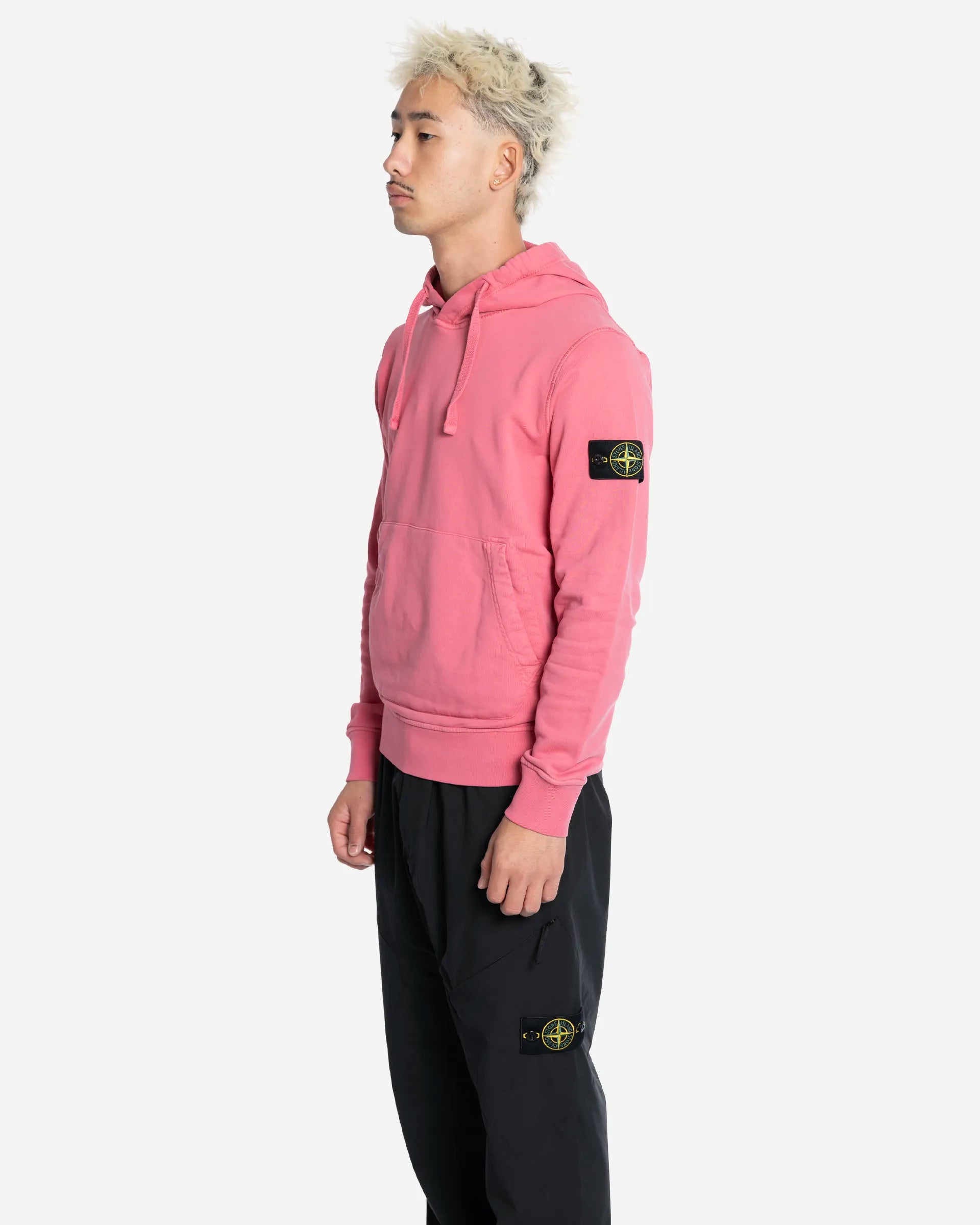 Sweat-Shirt à Capuche en Molleton Geranium