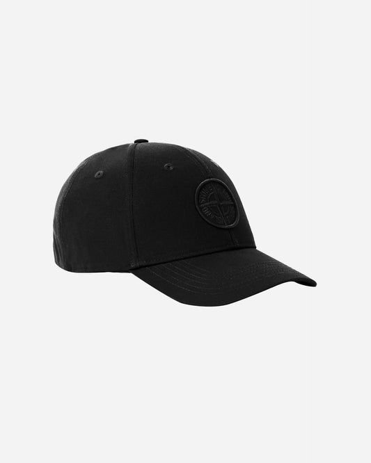 Casquette de Baseball en Coton avec Logo Compass Noir