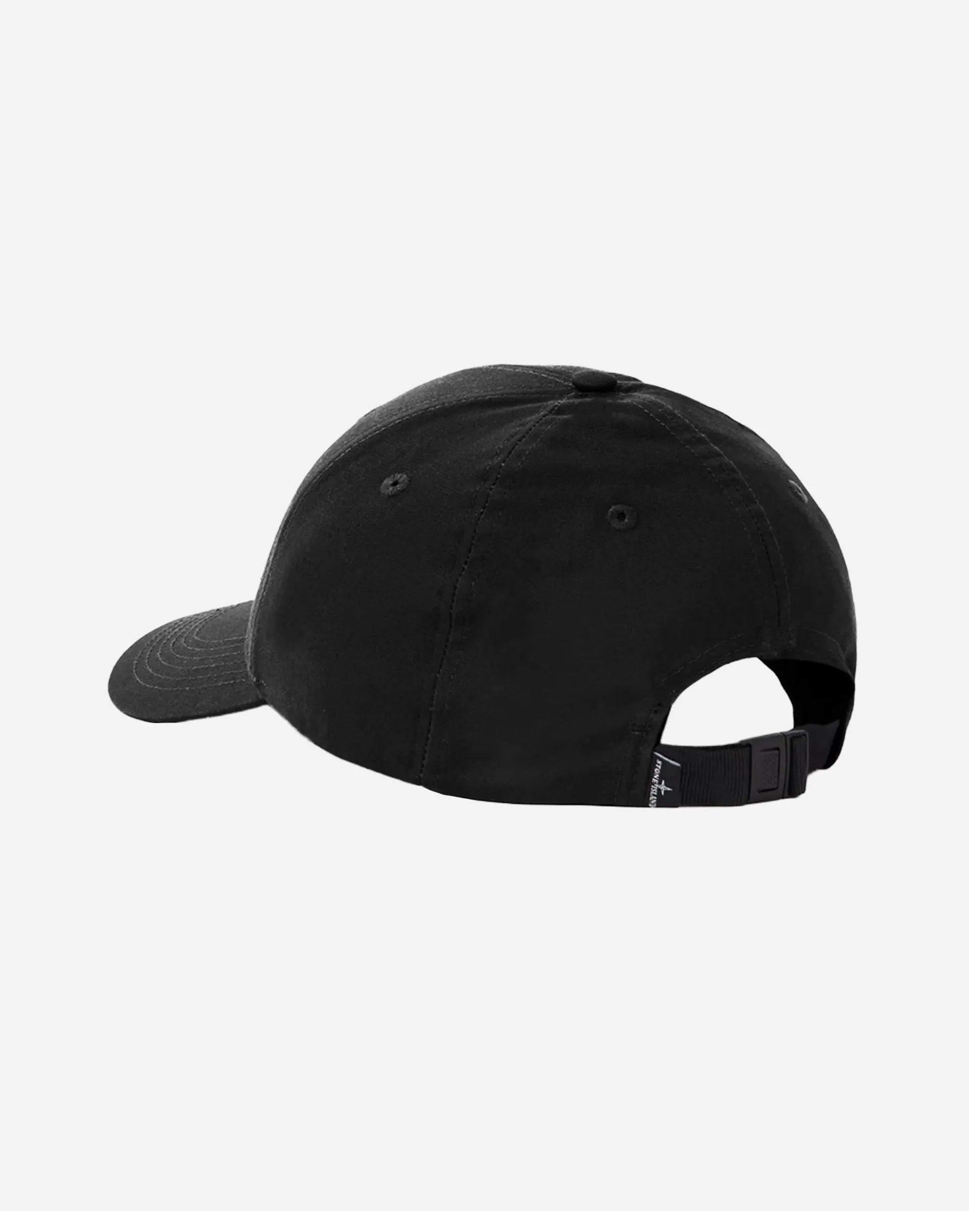 Casquette de Baseball en Coton avec Logo Compass Noir