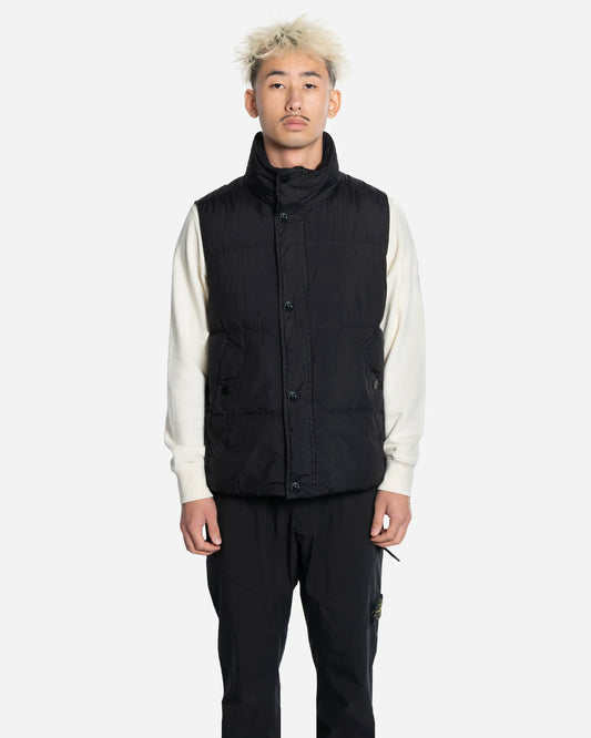 Doudoune Sans Manches en Nylon Noir
