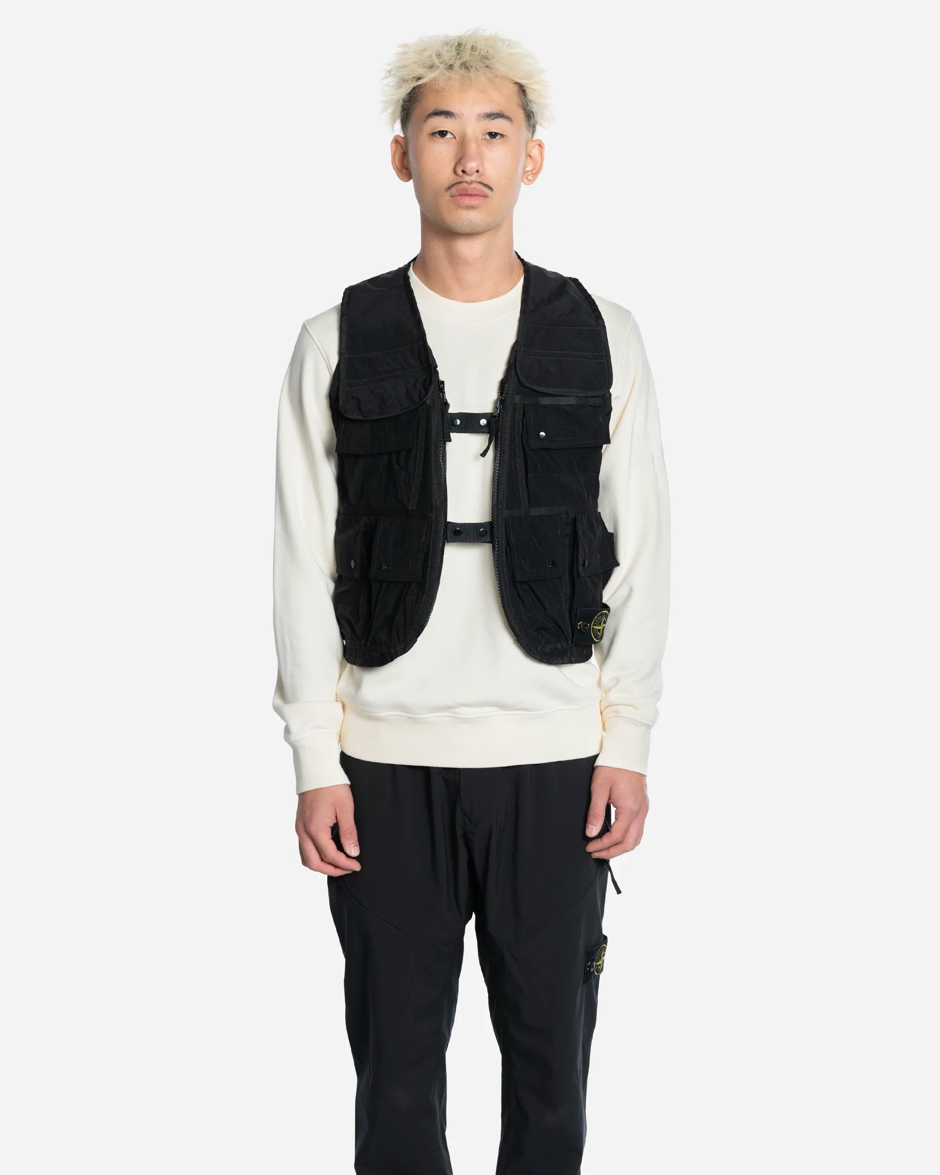 Gilet Utilitaire avec Poches et Ceintures Réglables
