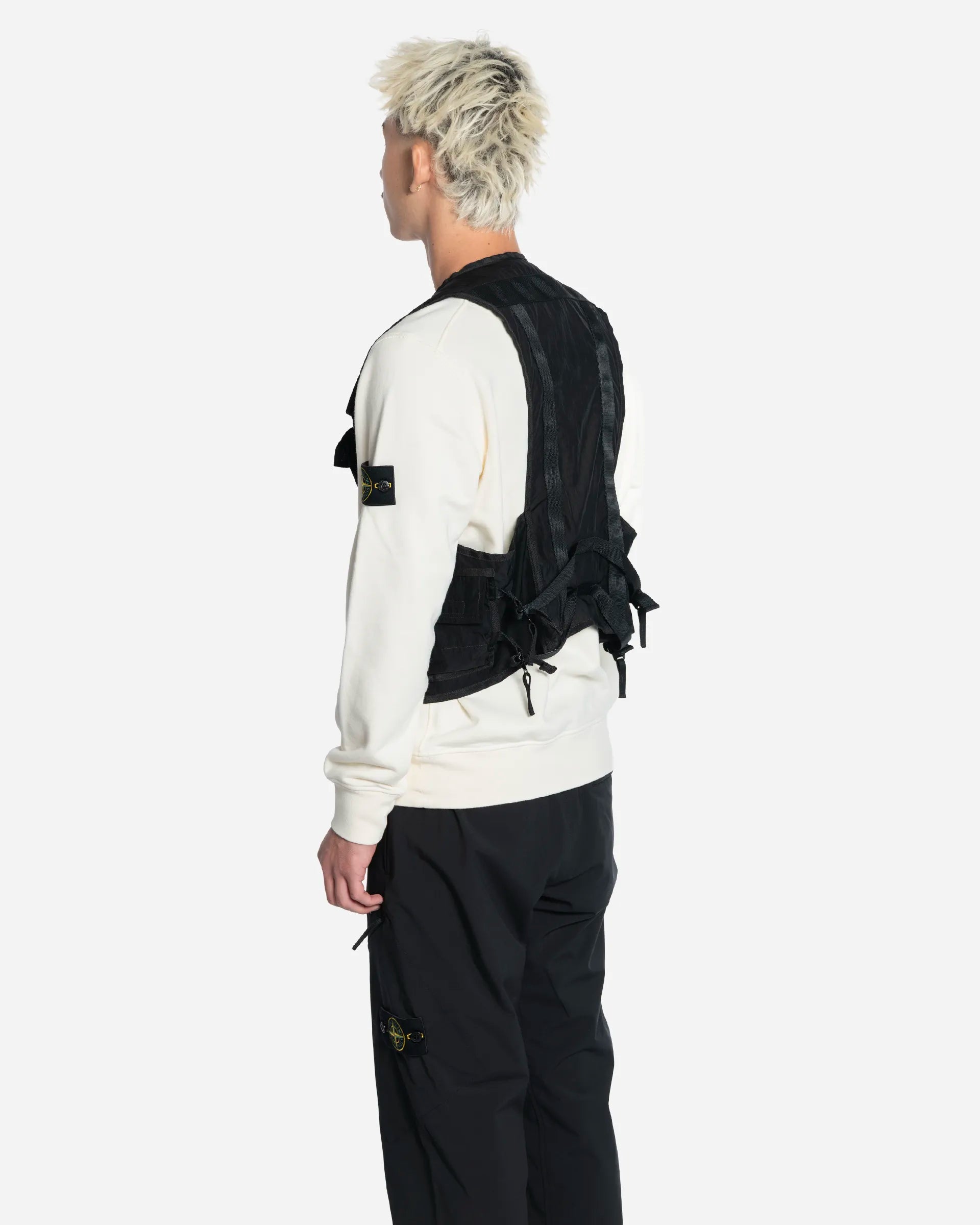 Gilet Utilitaire avec Poches et Ceintures Réglables