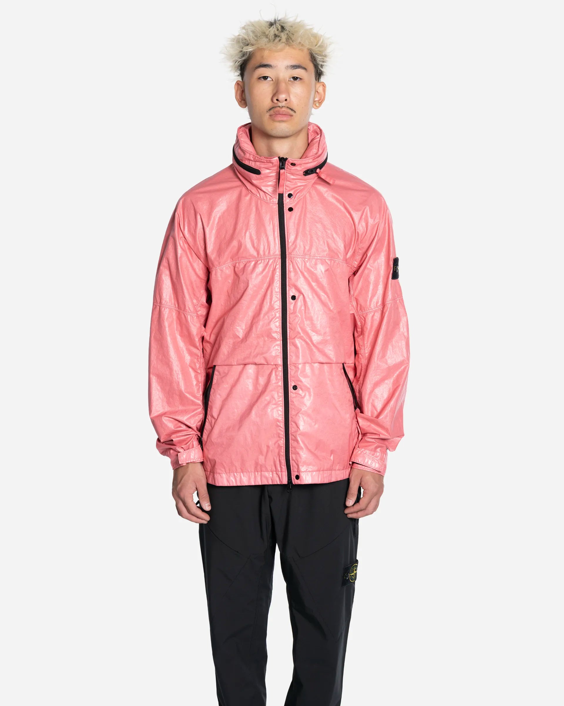 Veste à Capuche Pliable en Nylon Geranium