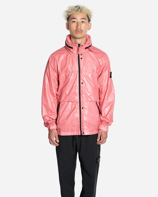 Veste à Capuche Pliable en Nylon Geranium