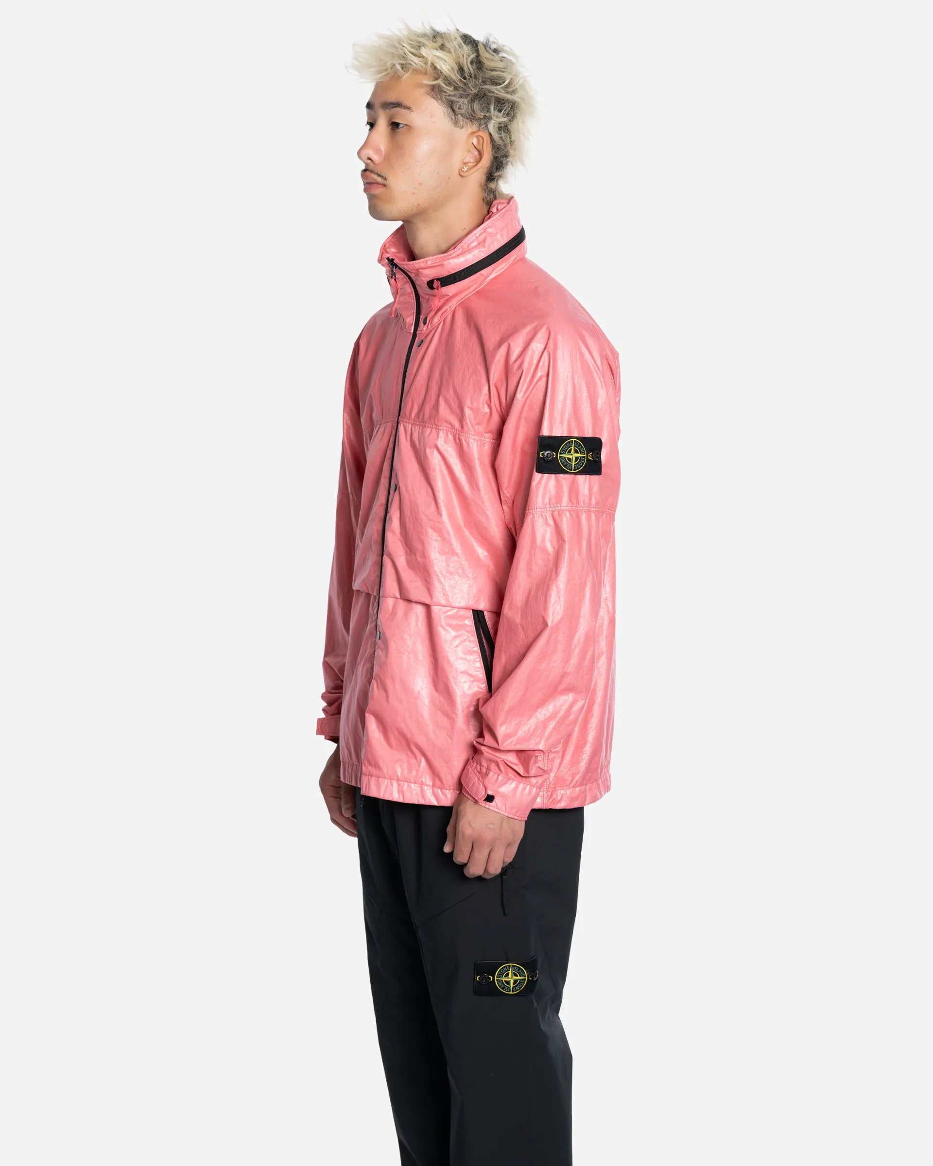 Veste à Capuche Pliable en Nylon Geranium