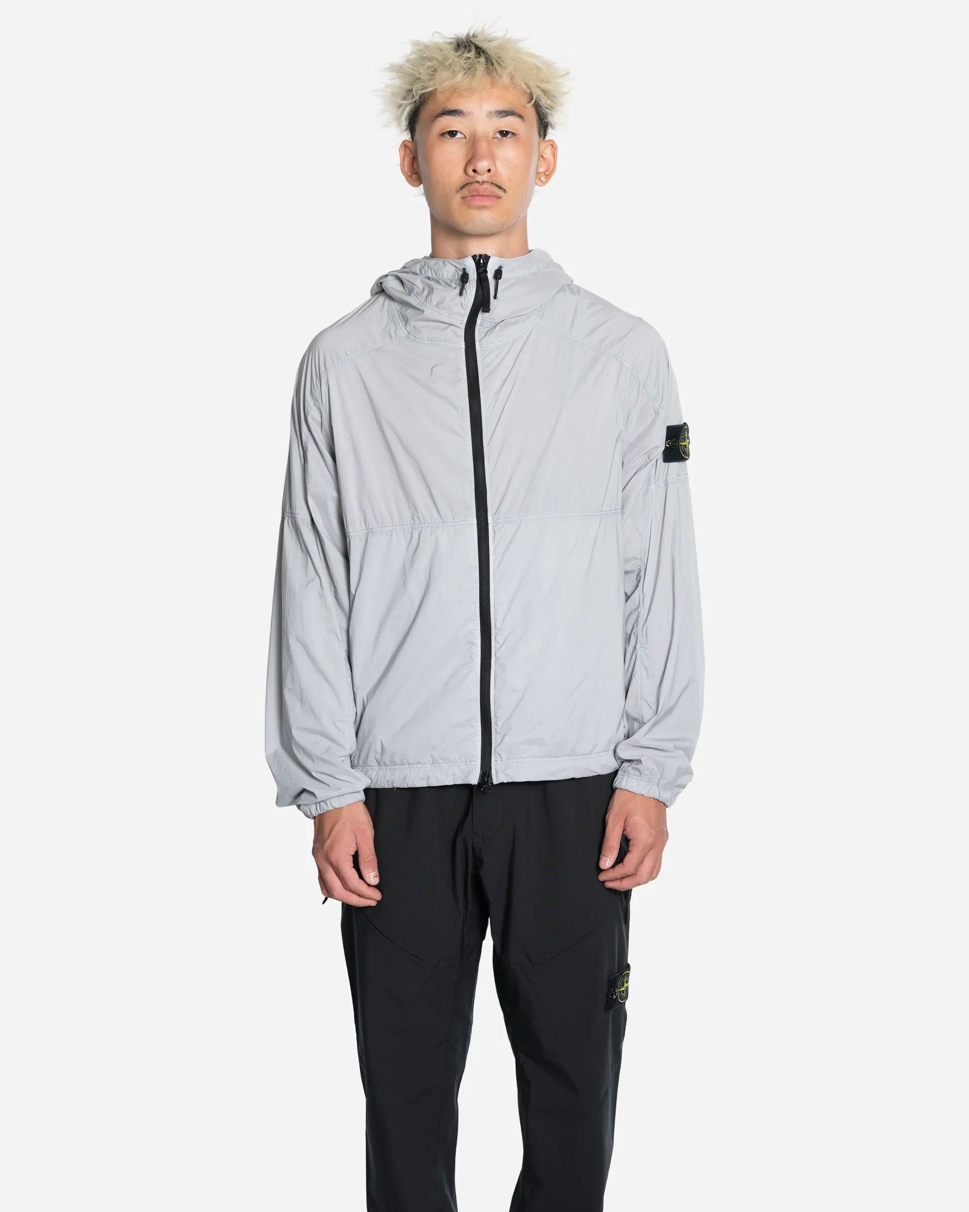 Veste à Capuche Ultralight Nylon Stretch Ash Grey