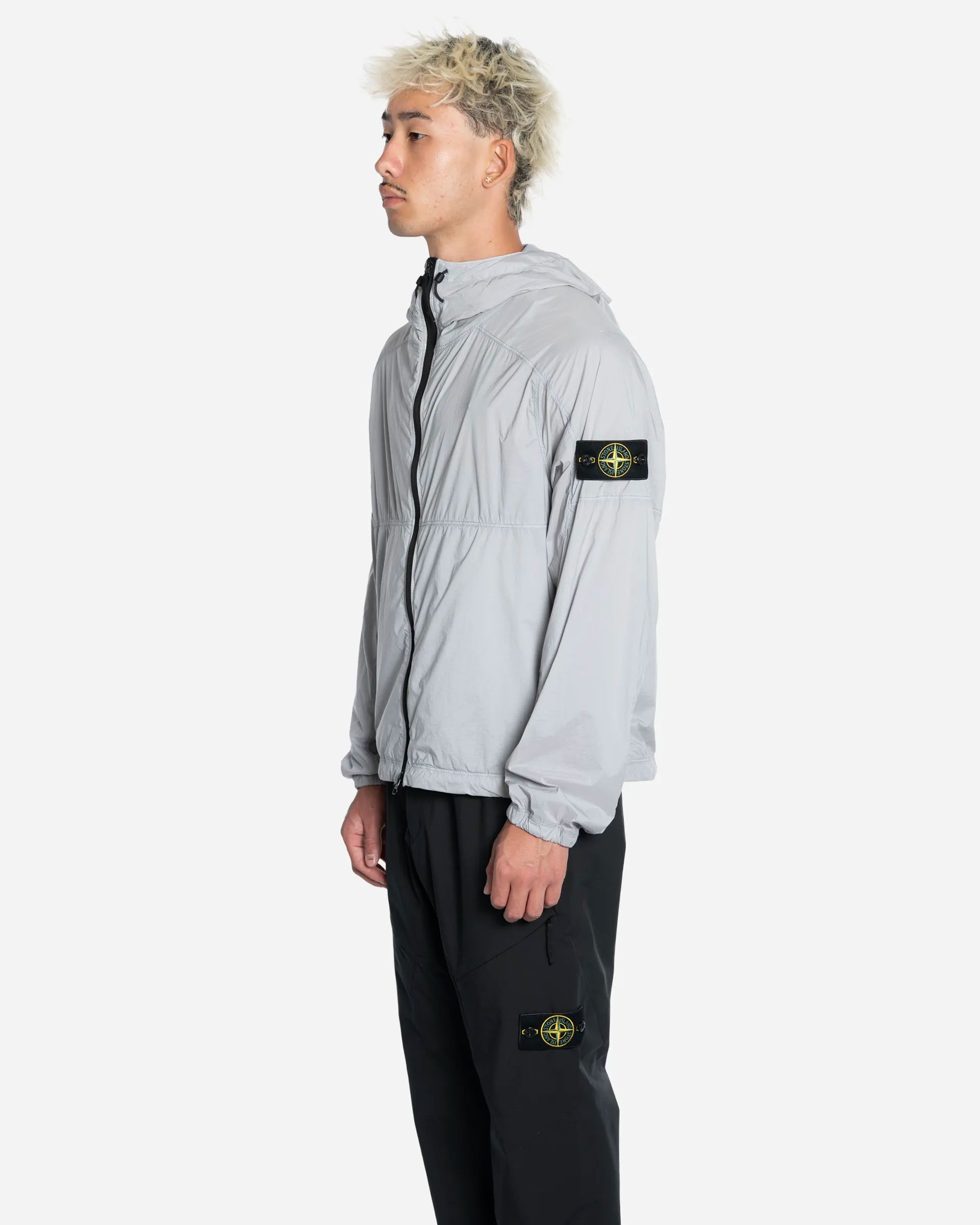 Veste à Capuche Ultralight Nylon Stretch Ash Grey