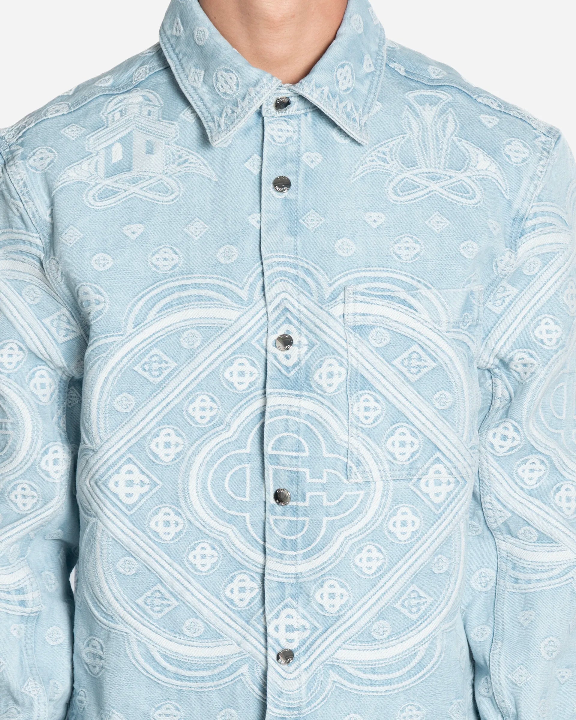 Chemise en Jean Carpet Jacquard