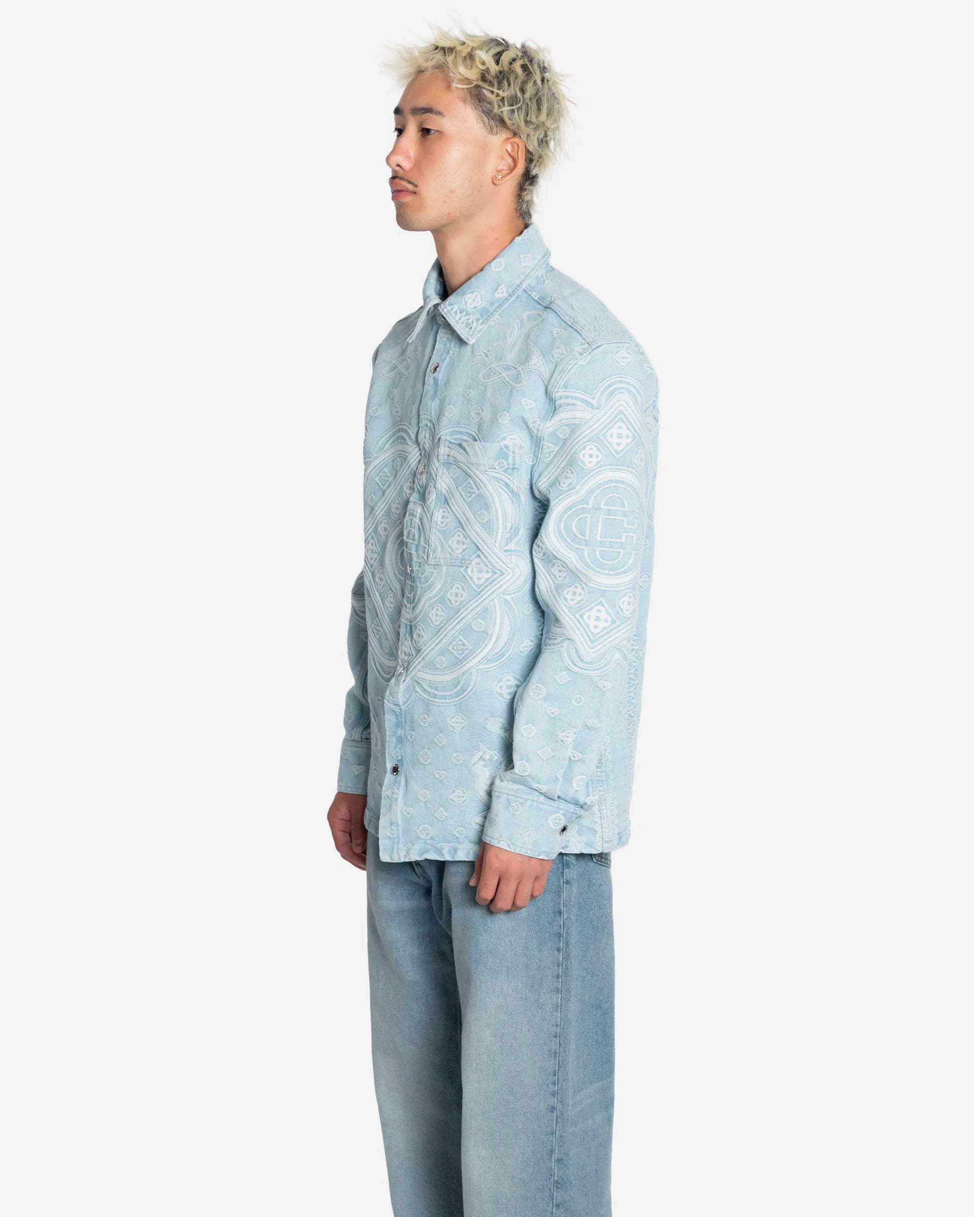Chemise en Jean Carpet Jacquard