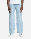 Light Blue Carpet Jacquard