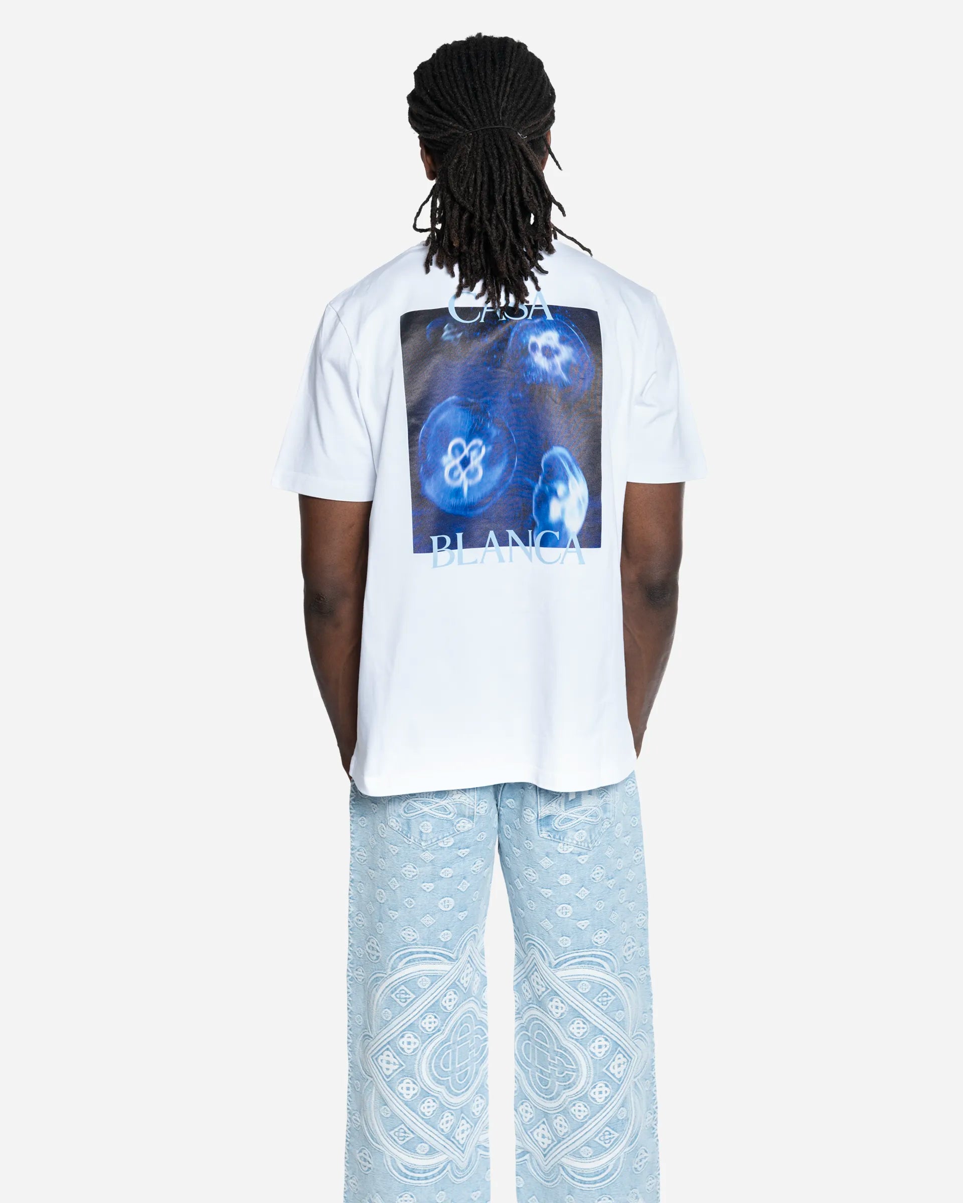 T-Shirt Meduse Sportif Blanc