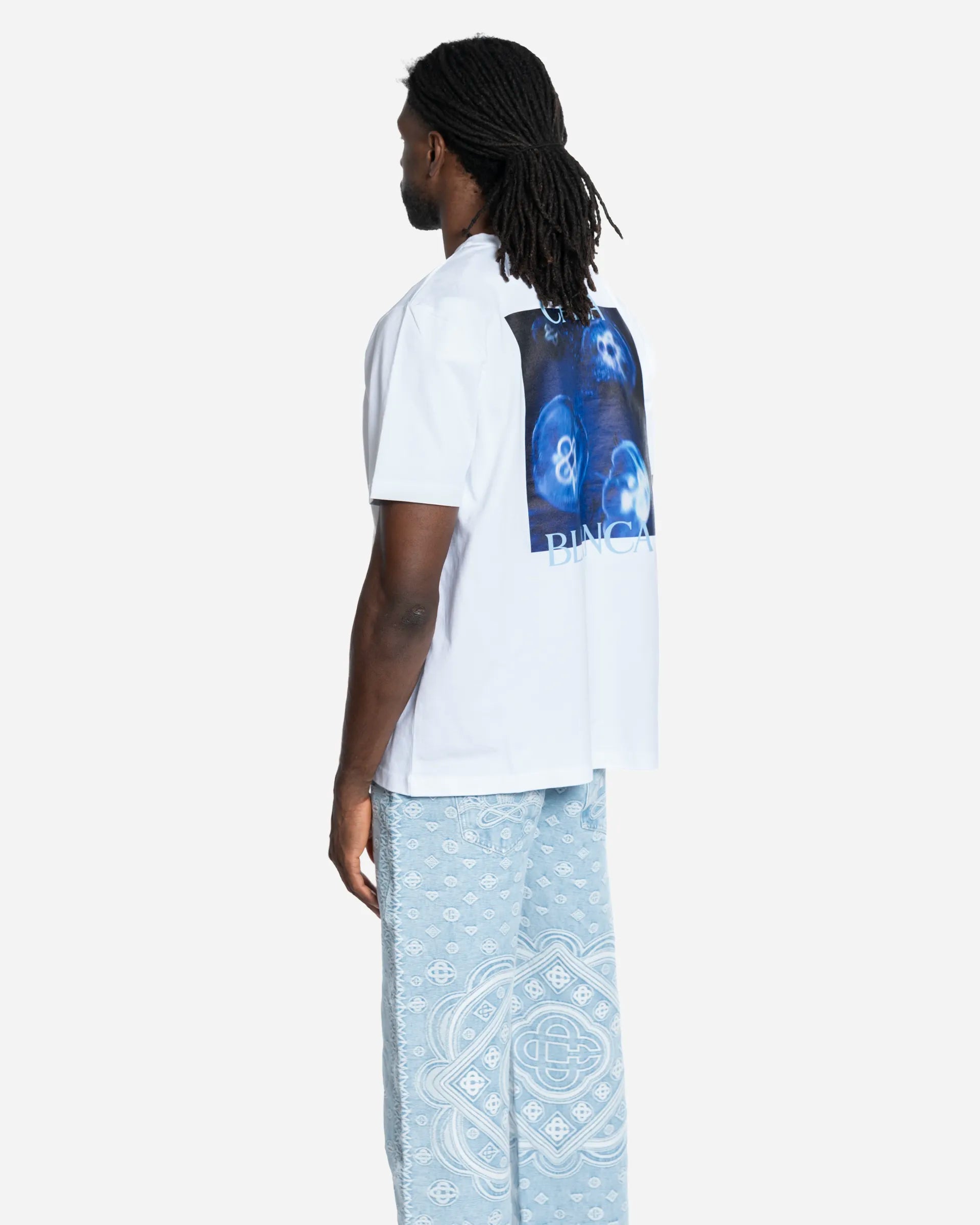 T-Shirt Meduse Sportif Blanc