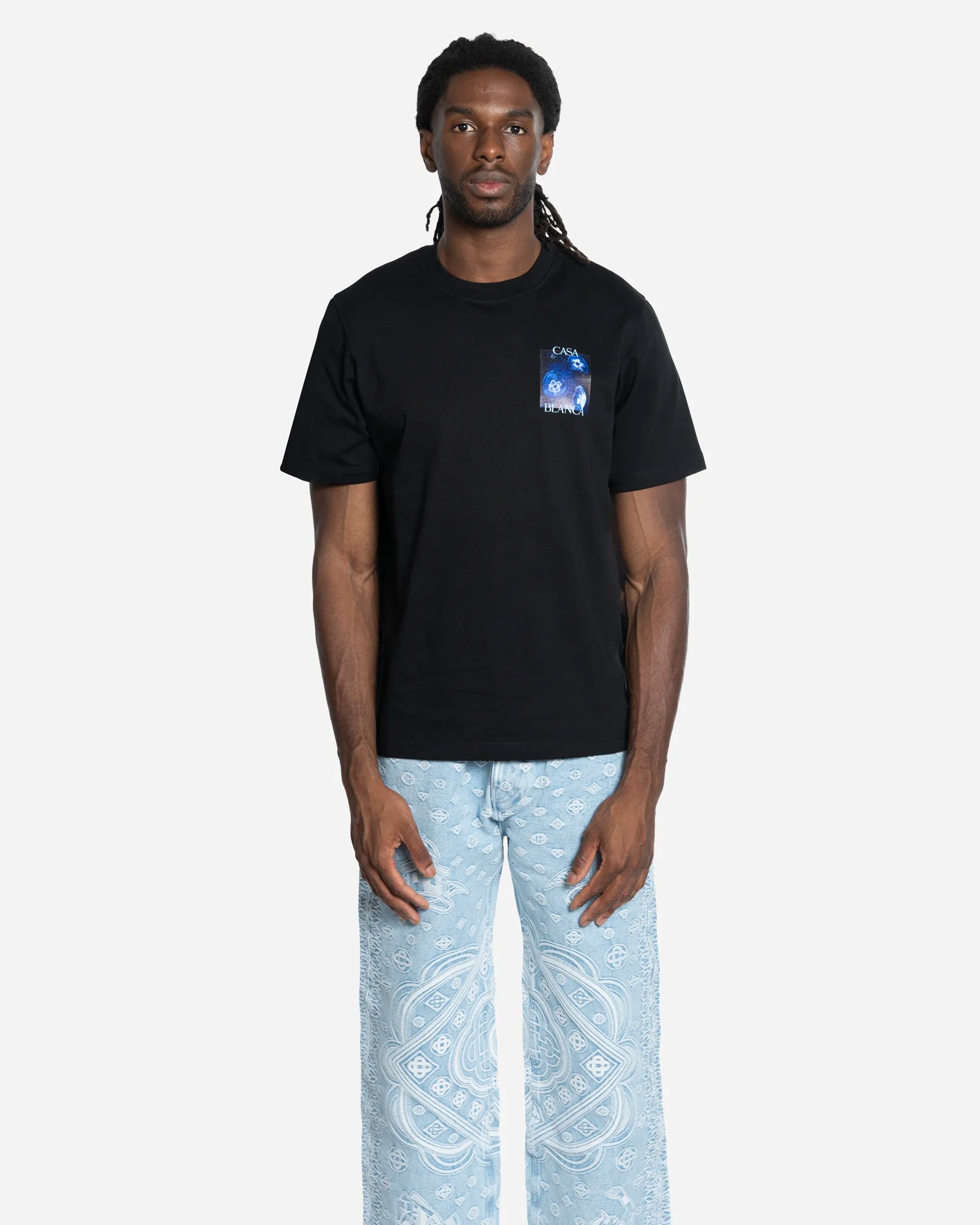 T-Shirt Meduse Sportif Noir