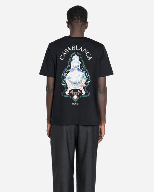T-Shirt Hotel Emblem Noir