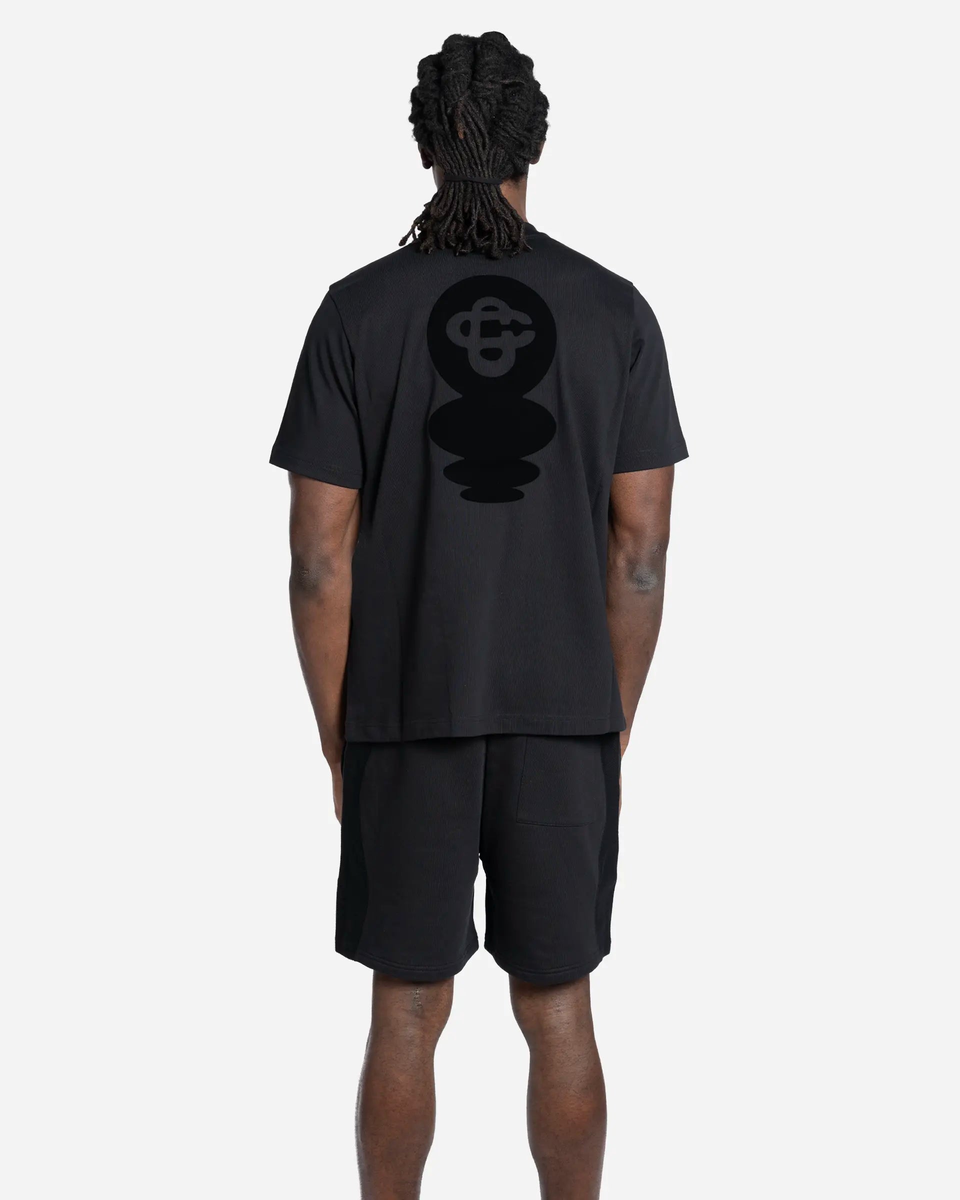 Flocked Logo Squash T-Shirt