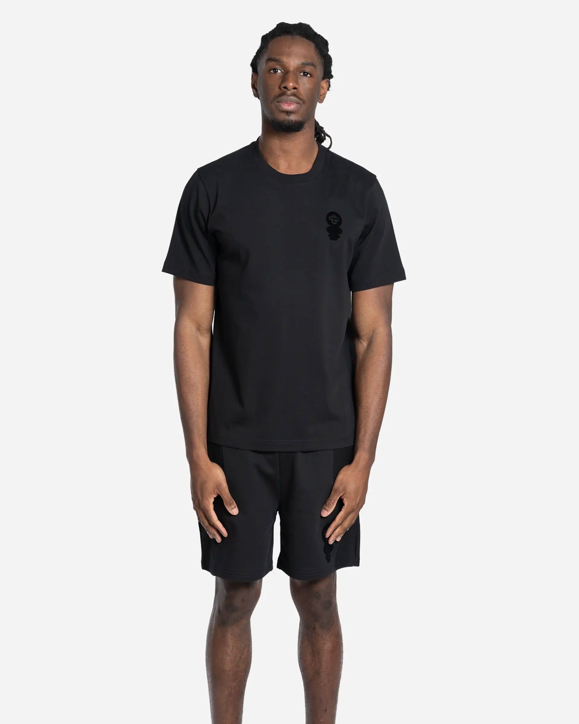 Flocked Logo Squash T-Shirt