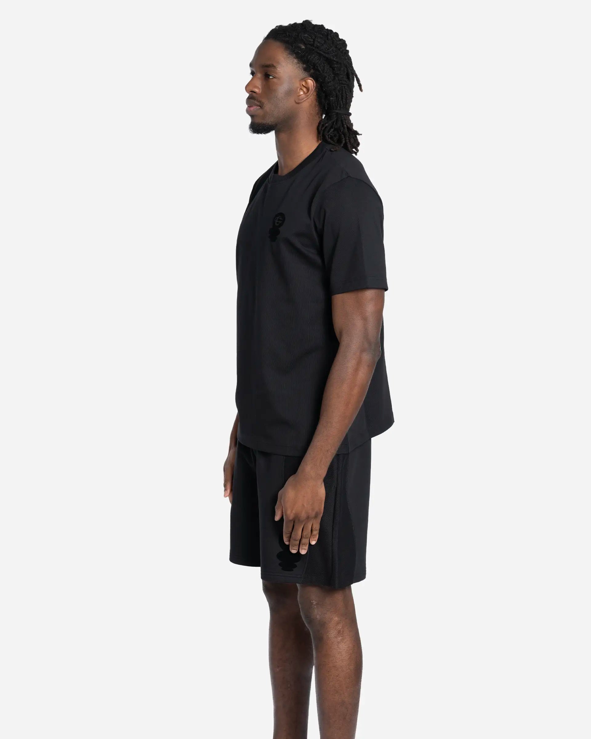 Flocked Logo Squash T-Shirt
