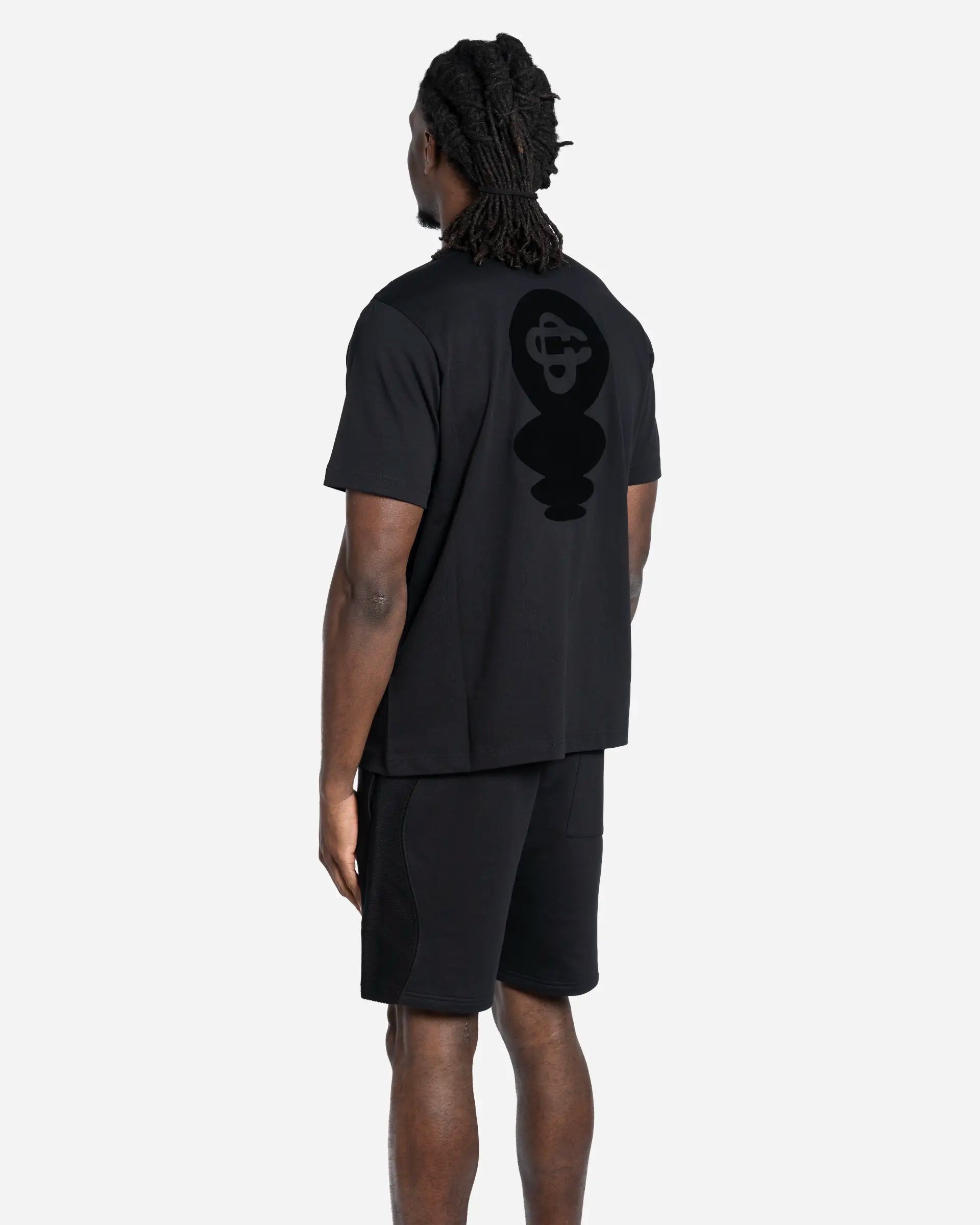 Flocked Logo Squash T-Shirt