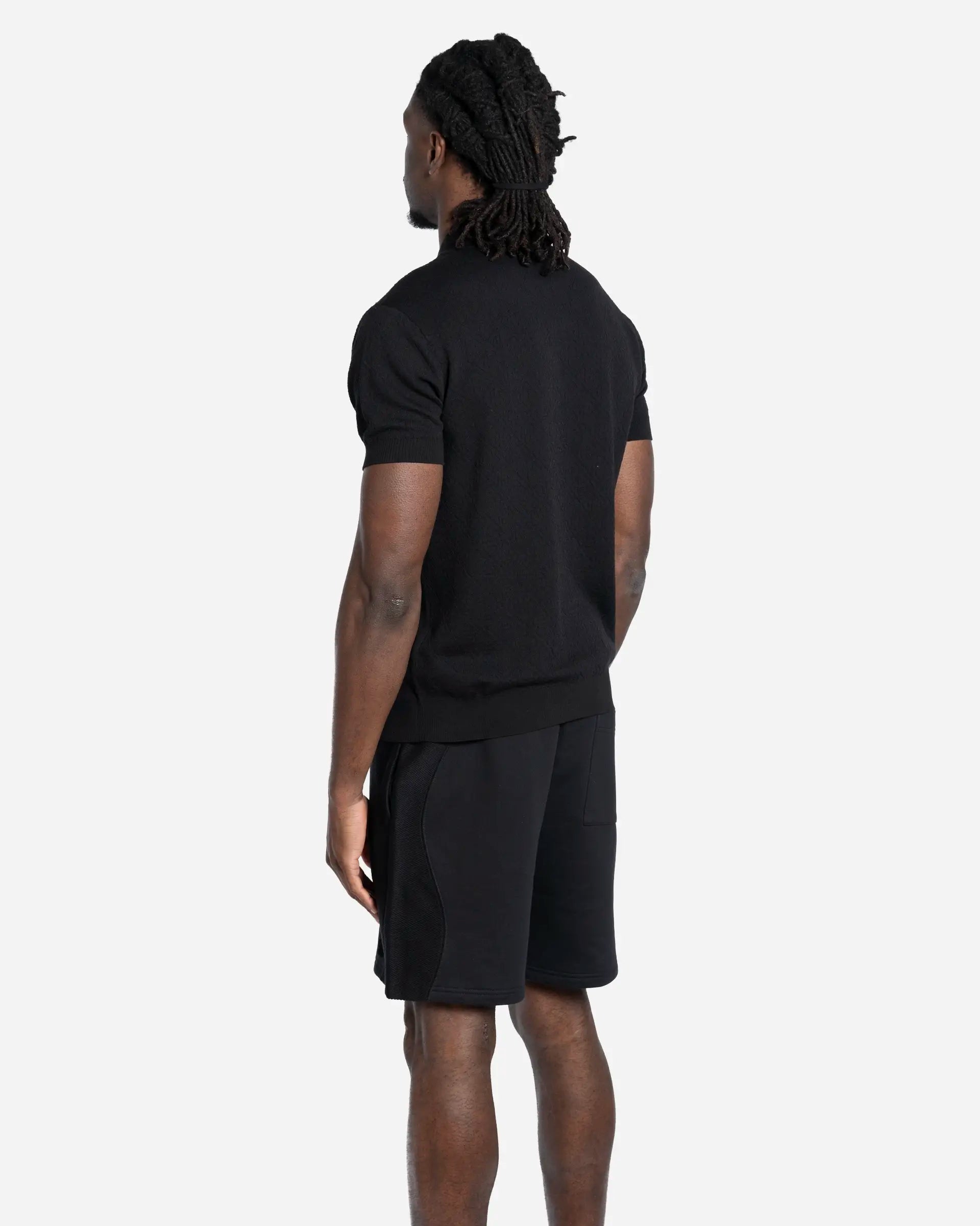 Monogram Pointelle Polo