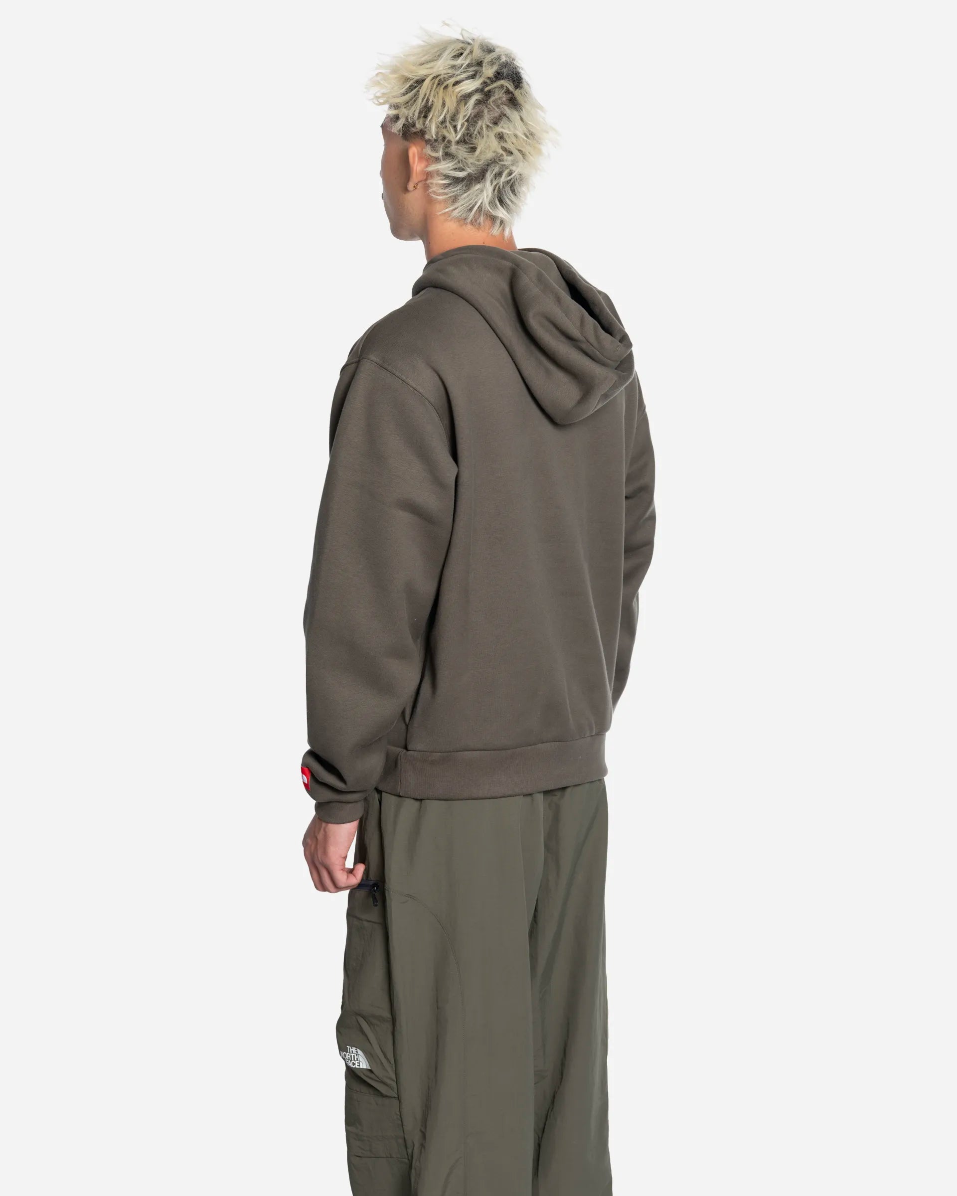 Sweatshirt à Capuche Red Box Taupe Green