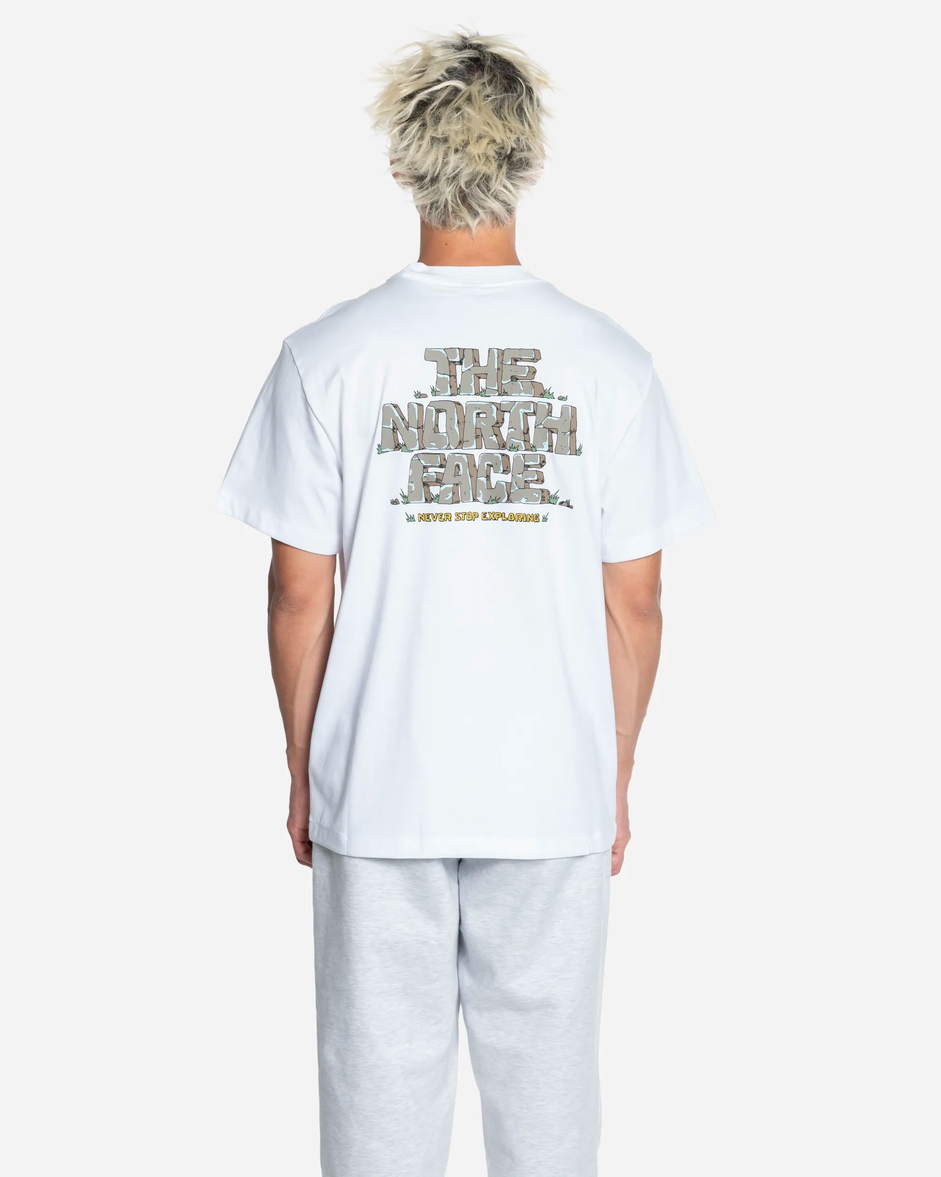 T-shirt Graphique Stone Blanc