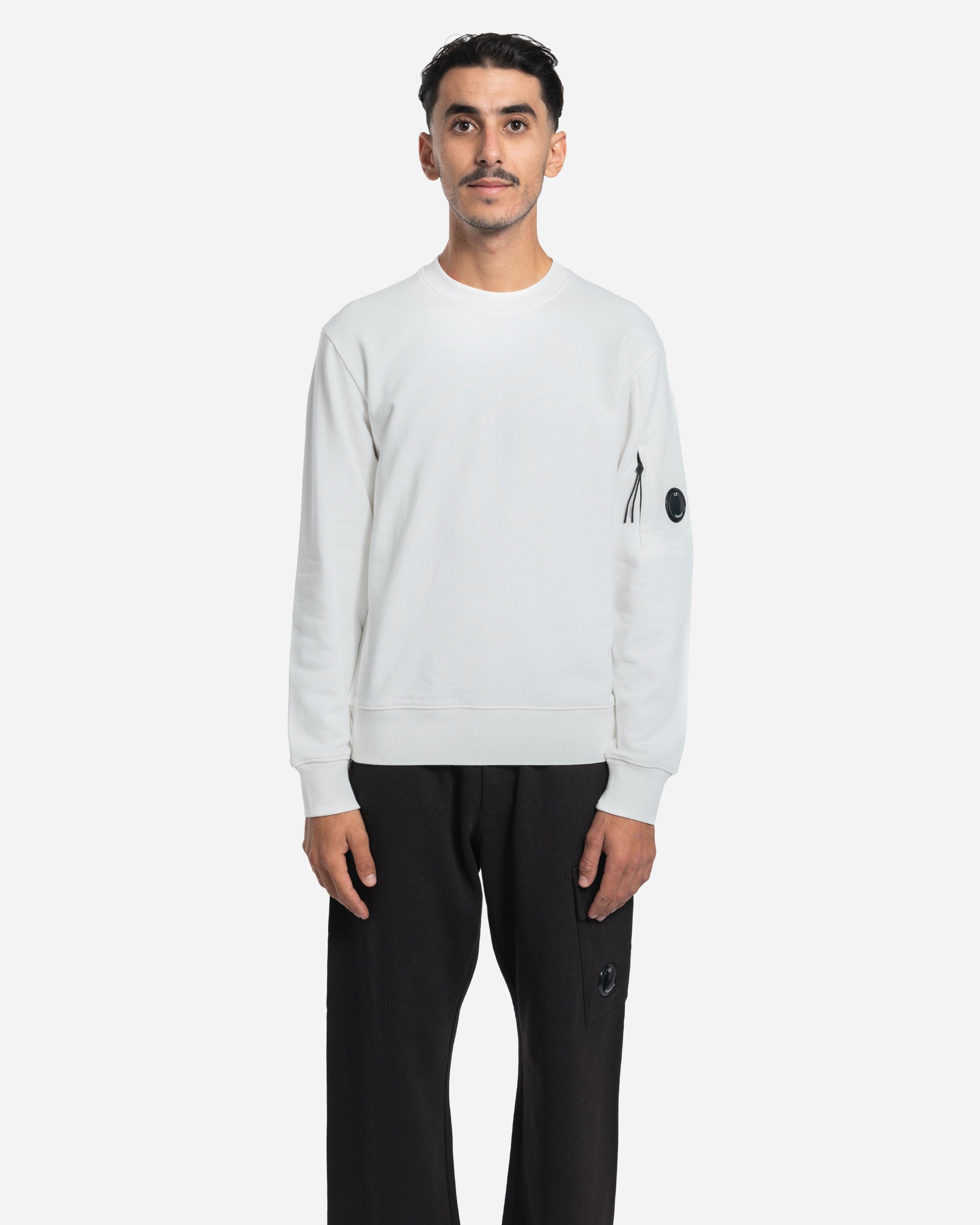 Pull à Col Ras du Cou en Coton Brossé