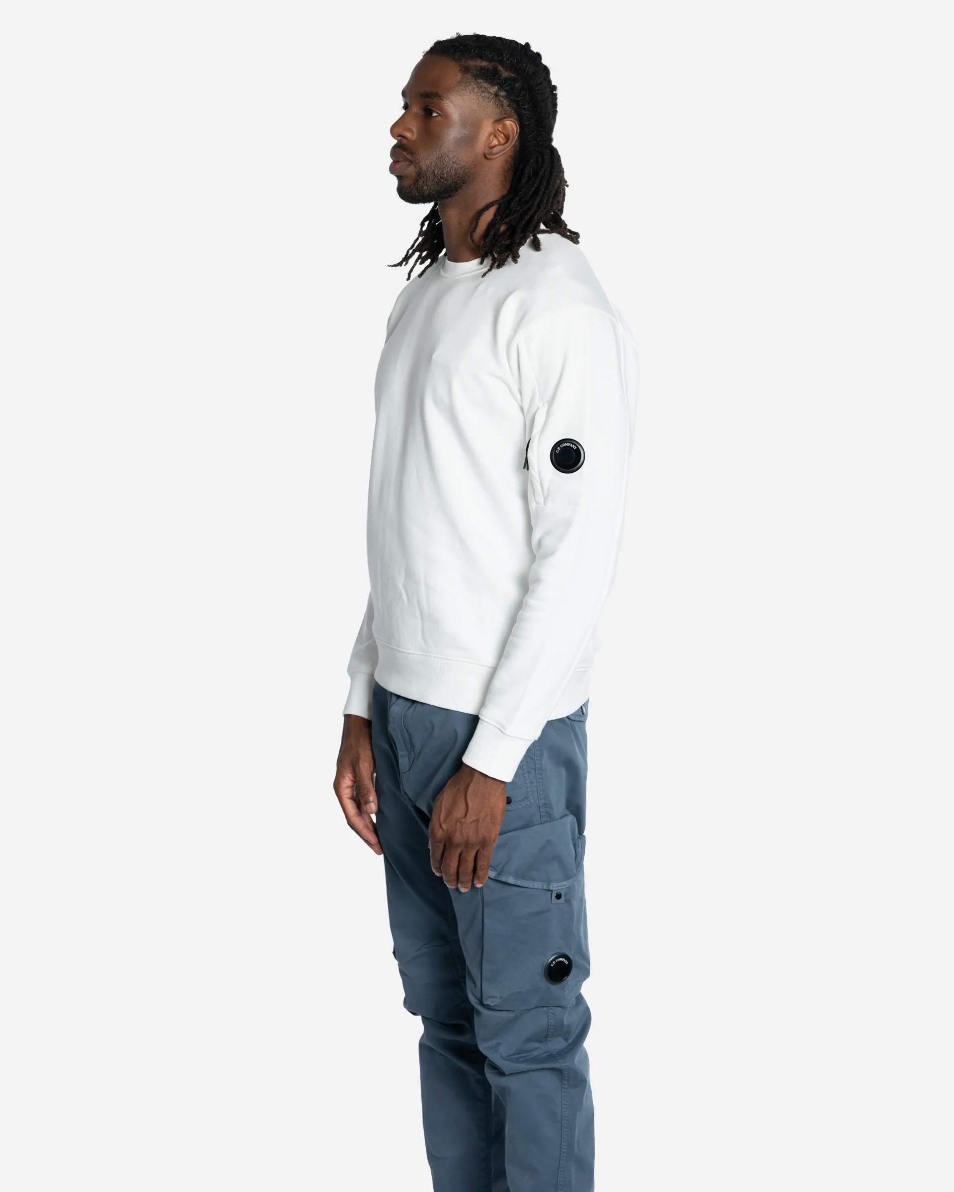 Crew Neck Brushed Cotton Jumper