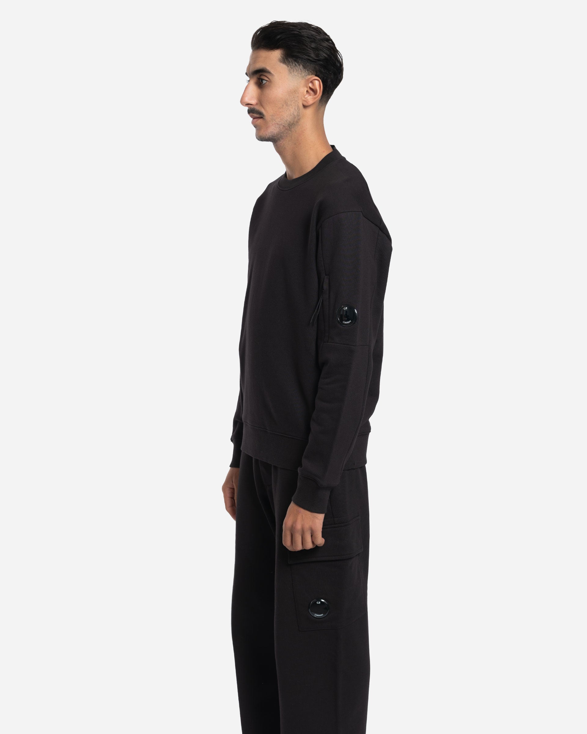 Pull à Col Ras du Cou en Coton Brossé