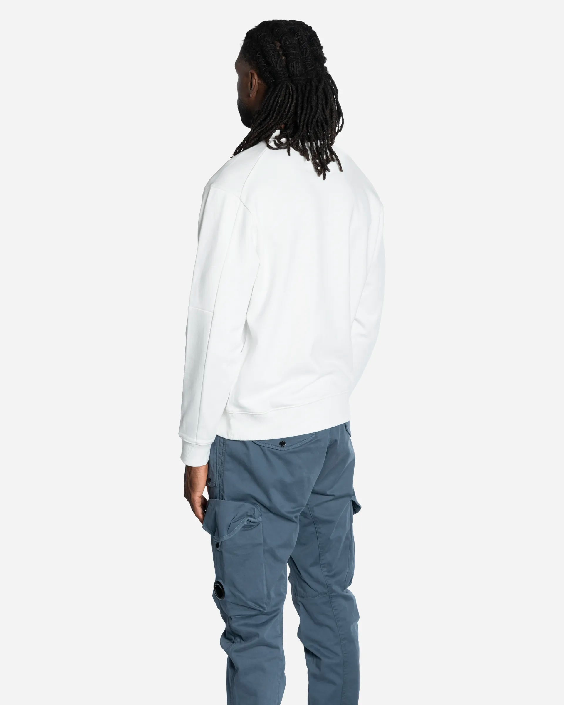 Crew Neck Brushed Cotton Jumper