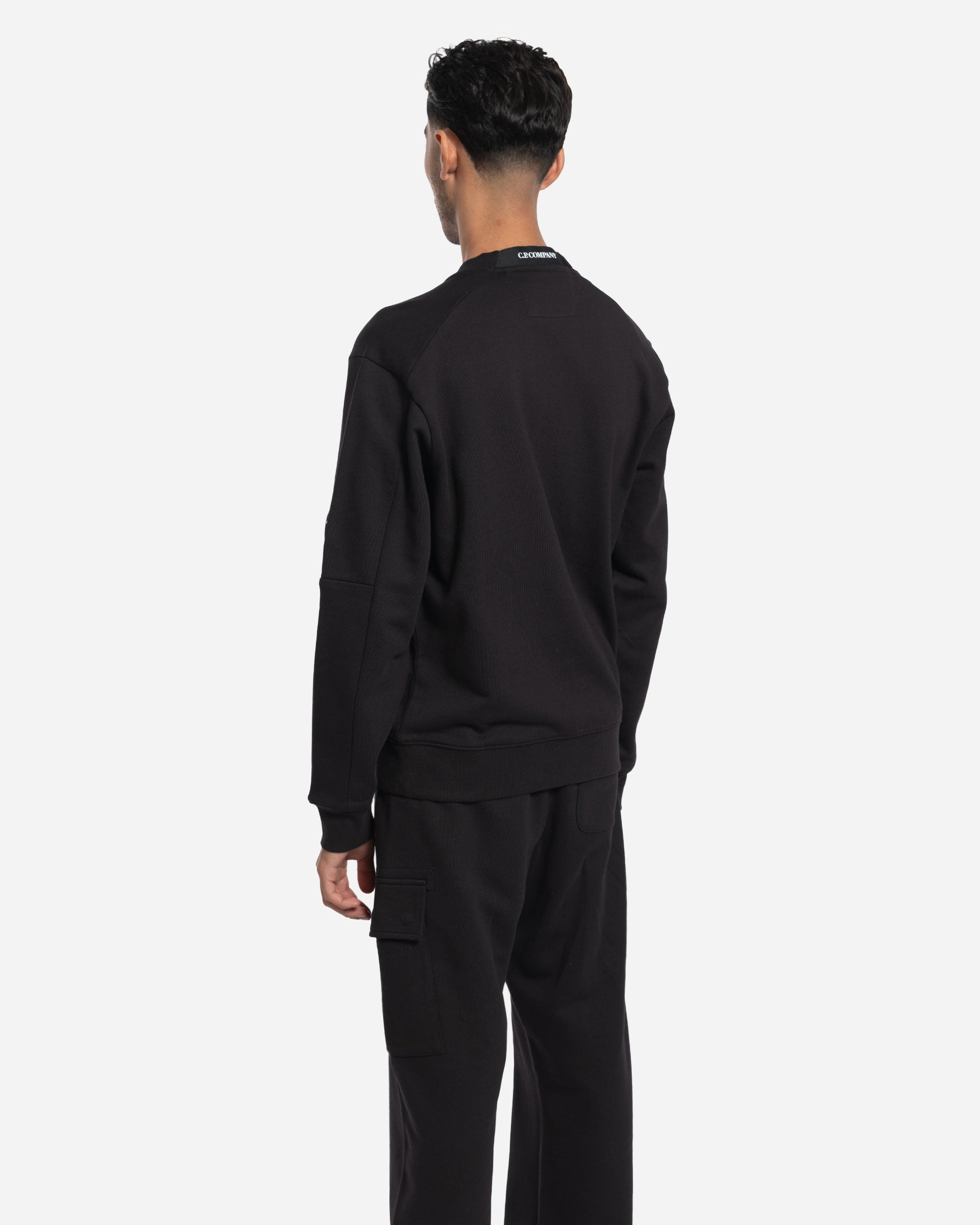 Pull à Col Ras du Cou en Coton Brossé