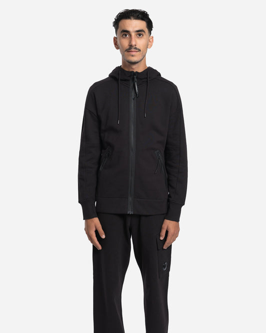 Sweatshirt à Capuche Goggle en Coton Brossé